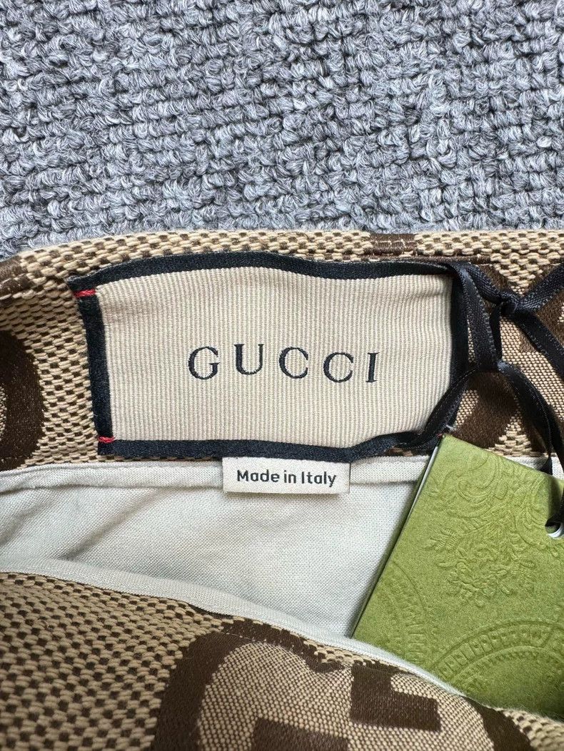 Gucci Gucci Brown GG full-printed logo denim five-point shorts Size US 28 / EU 44 - 5 Thumbnail