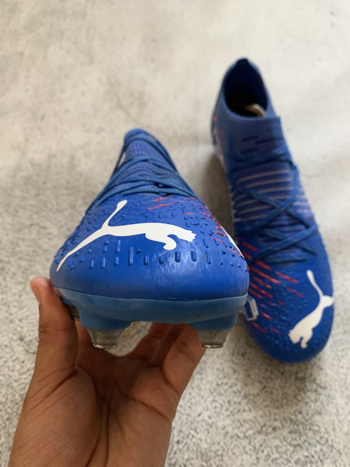 Puma Puma Future Z 1.2 FG/AG Neymar Blue Soccer Cleats Size US 11.5 / EU 44-45 - 6 Thumbnail