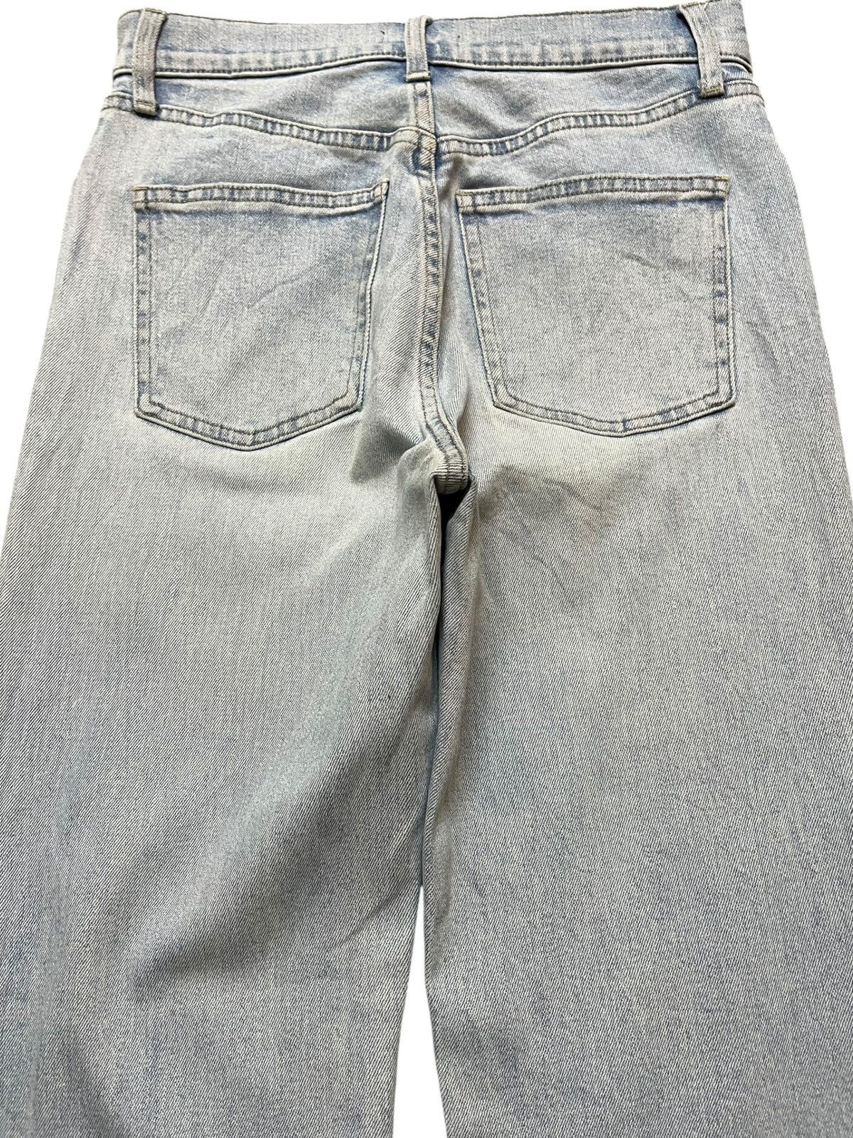Uniqlo Vintage Uniqlo Flare Faded Grunge Denim Size US 27 - 6 Thumbnail