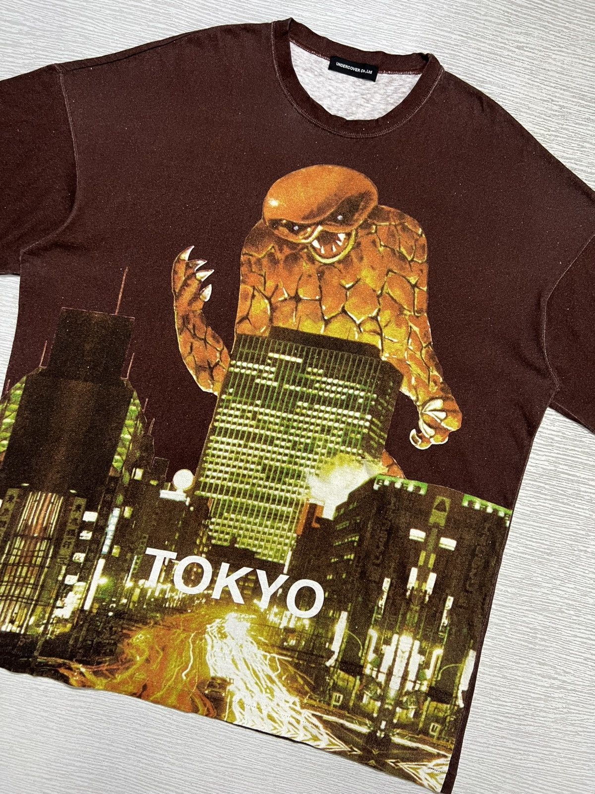 Undercover Undercover - S/S ‘19 - Tokyo Monster Print T-Shirt Bordeaux Size US XL / EU 56 / 4 - 3 Thumbnail