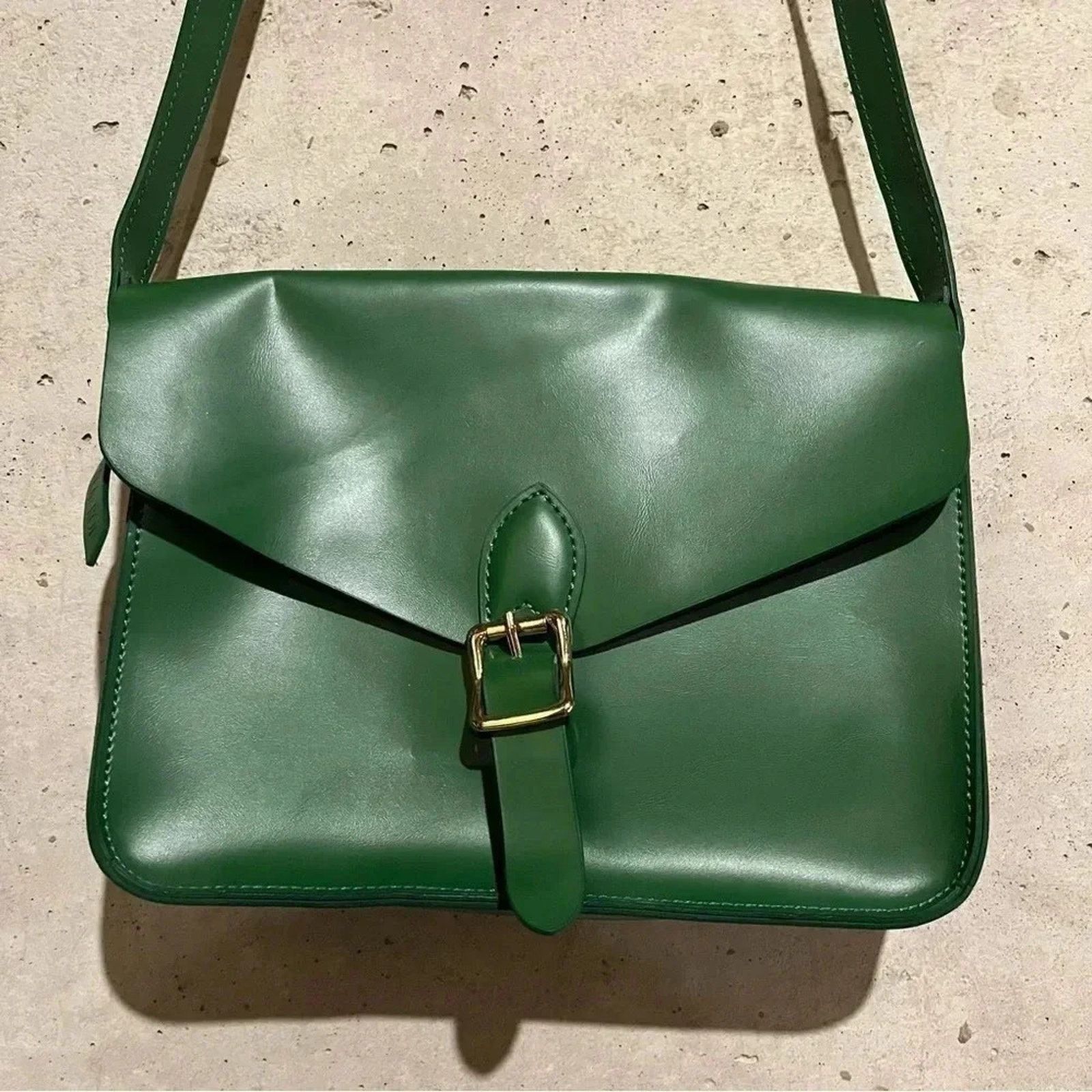 Other Angela Roi Green Crossbody Shoulder Handbag Flap Messenger Size ONE SIZE - 9 Thumbnail