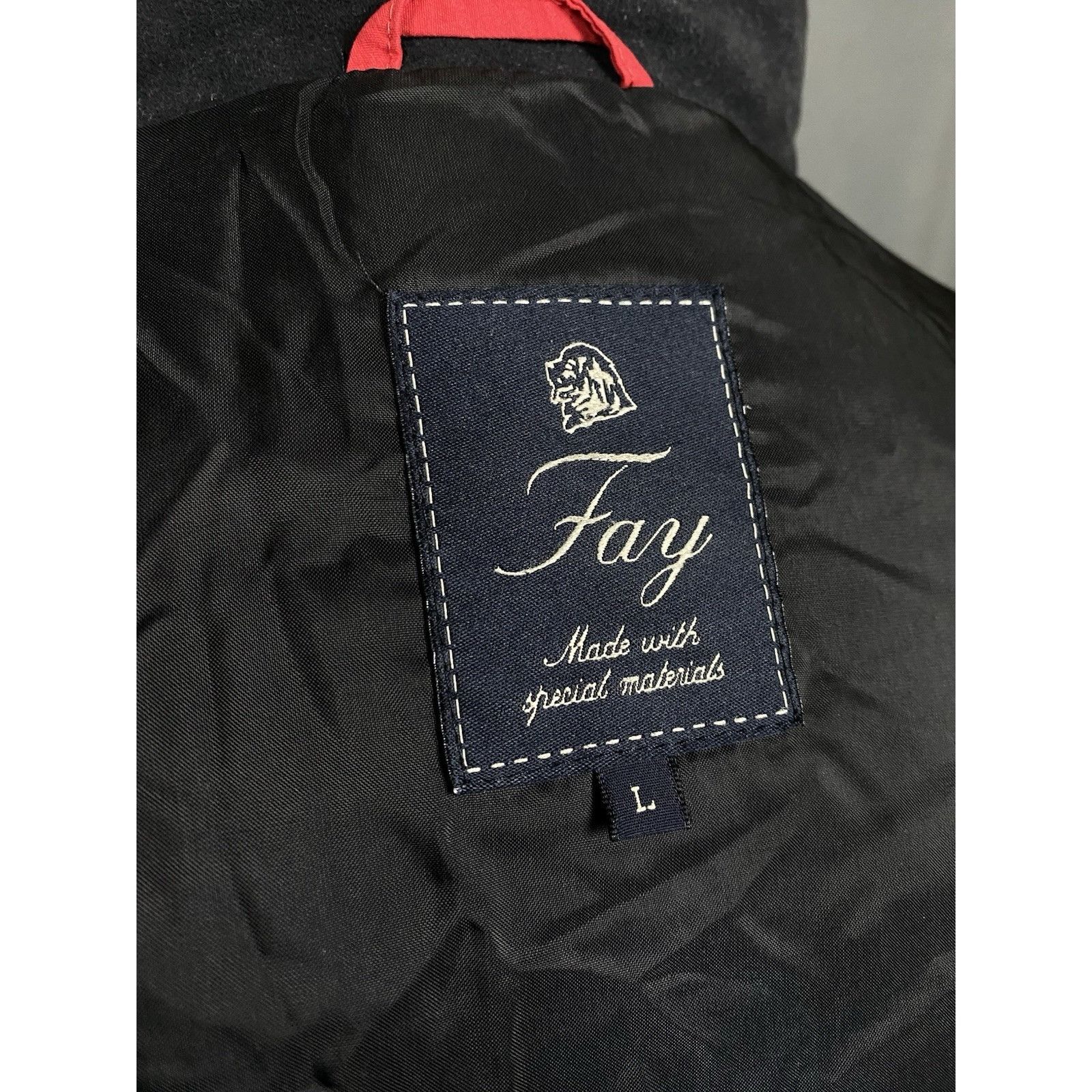 Fay Fay Men's Black Padded Insulated Quilted Jacket Size L Size US L / EU 52-54 / 3 - 11 Thumbnail