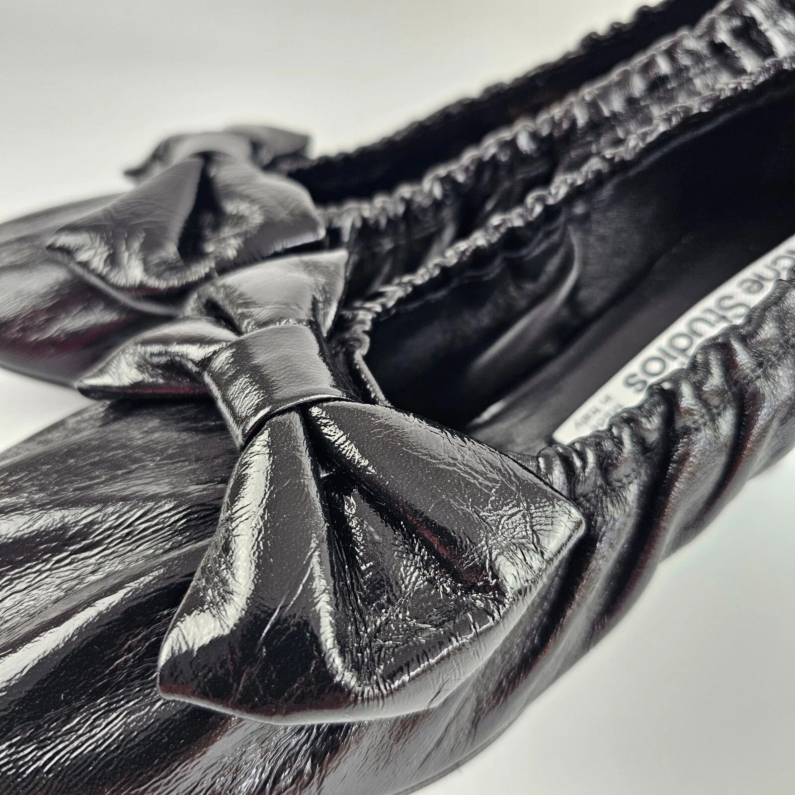 Acne Studios ACNE STUDIOS Black Leather Bow 60mm Pumps New Size US 8 / IT 38 - 7 Thumbnail