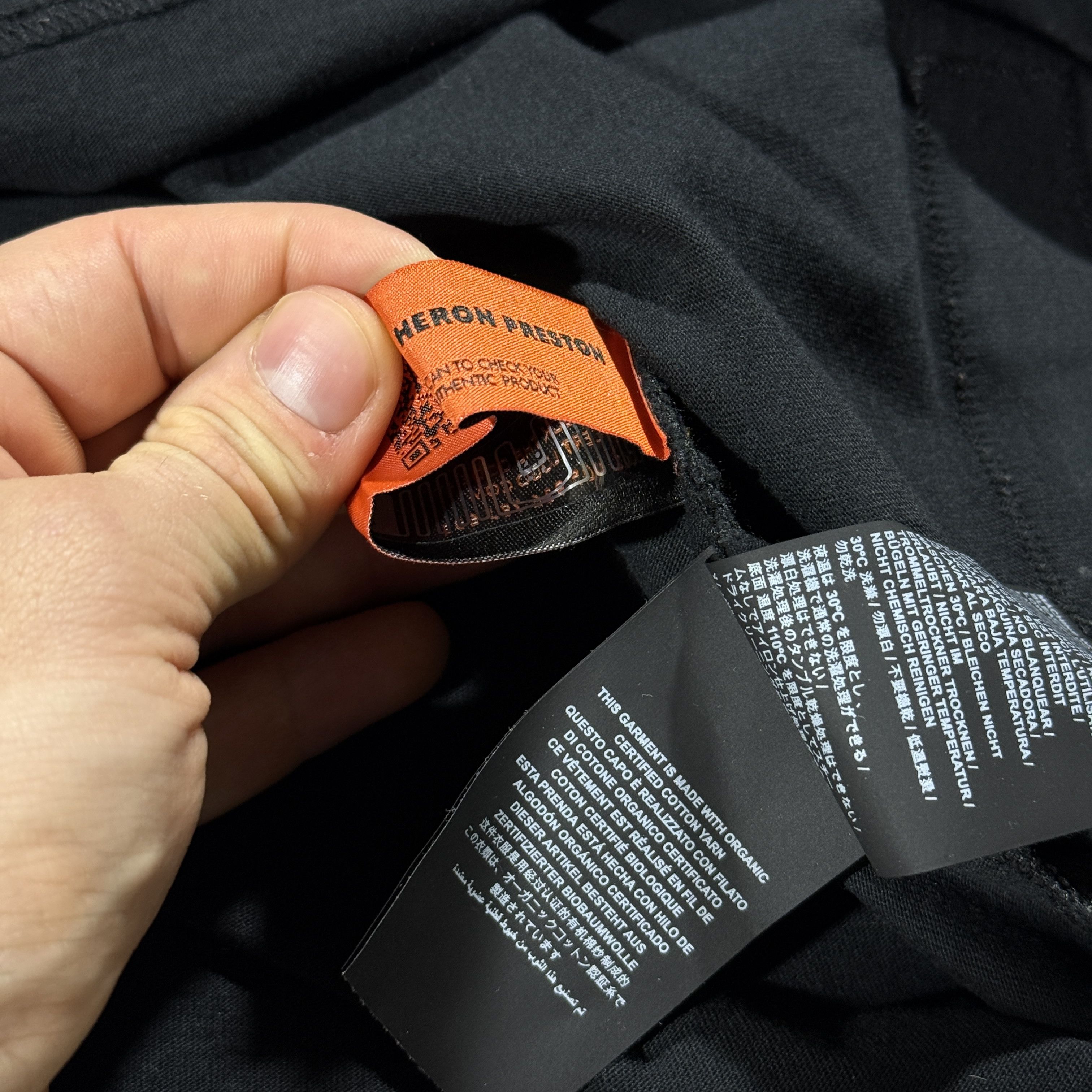 Heron Preston Heron Preston "Стиль" Oversized Black T-Shirt Size L Size US L / EU 52-54 / 3 - 8 Thumbnail