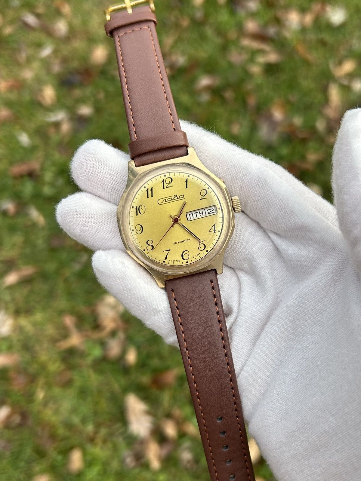 Other Vintage Watch Slava Made In USSR Soviet Mechanical 1980s Size ONE SIZE - 18 Thumbnail