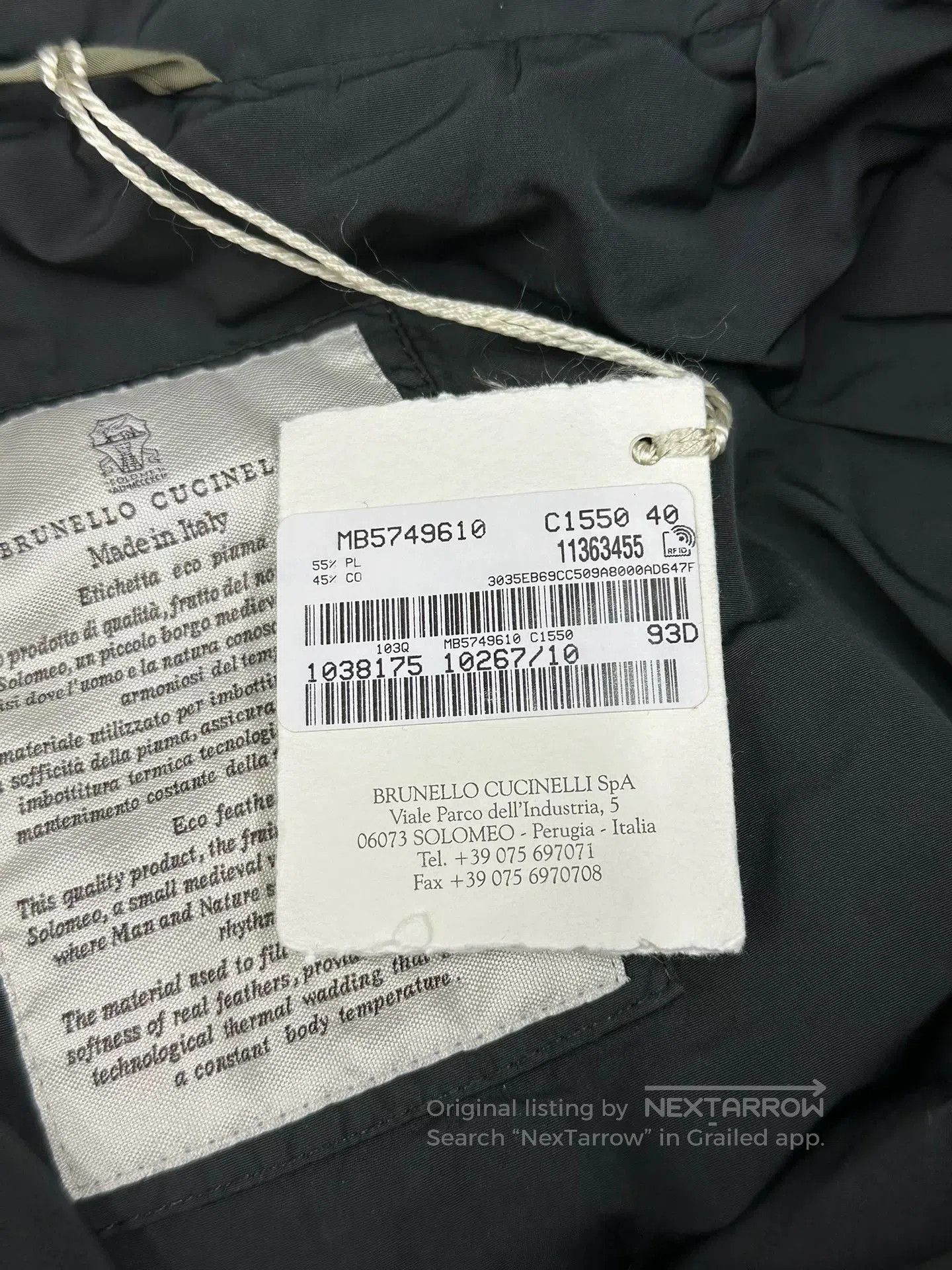 Brunello Cucinelli Brunello Cucinelli Green Detachable Hood Jacket. Size US M / EU 48-50 / 2 - 6 Thumbnail
