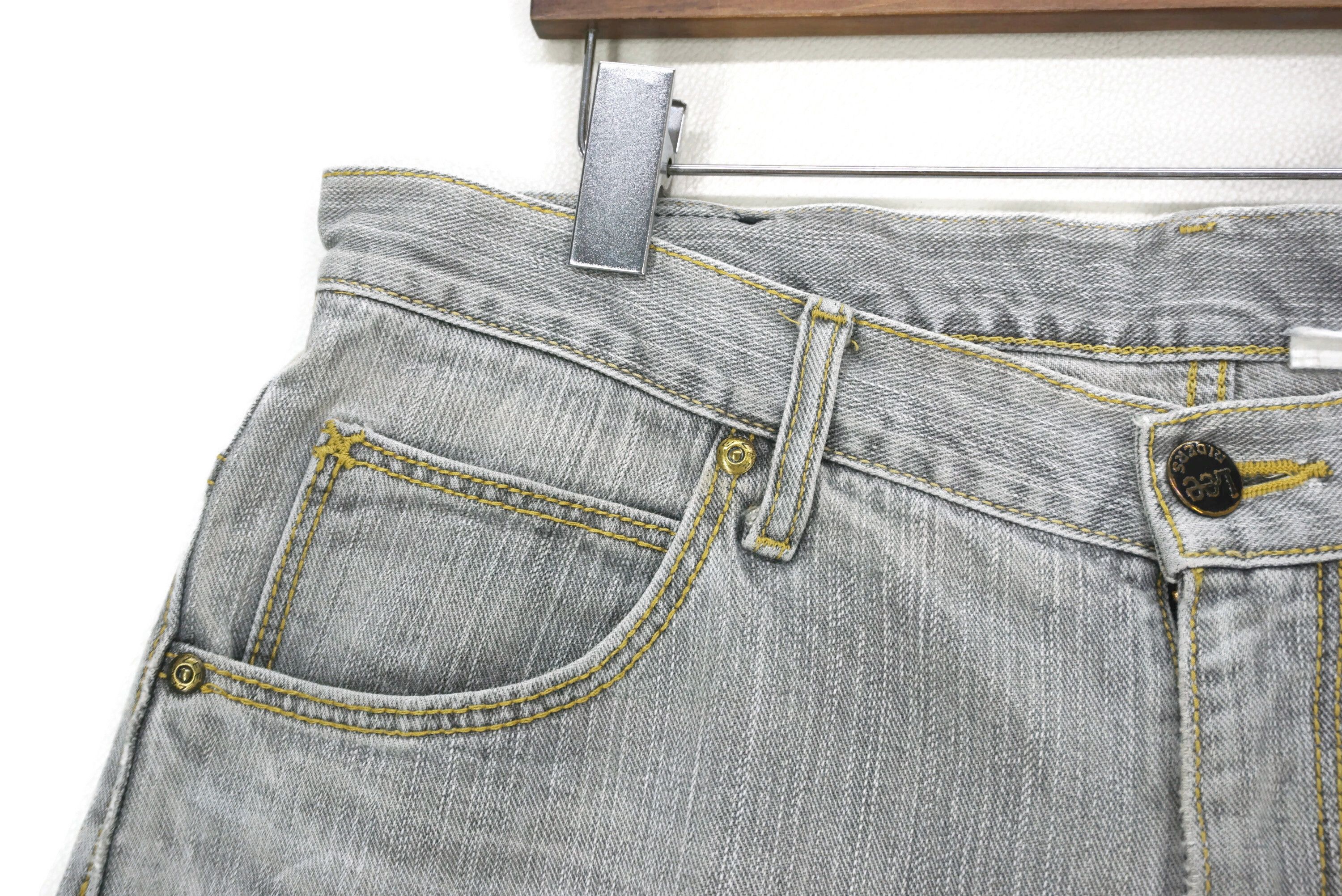 Lee Lee Jeans Size W35xL30.5 Straight-Leg Distressed Denim Japan Size US 33 - 4 Thumbnail