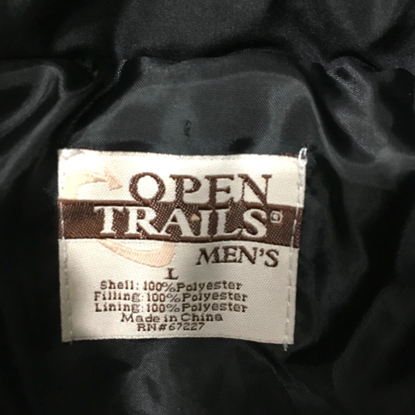 Vintage VINTAGE Open Trails Puffer Vest Mens Large Black Full Zip Polyester Embroidered Solid Jacket/Coat Mid-Length Size L Size US L / EU 52-54 / 3 - 2 Thumbnail