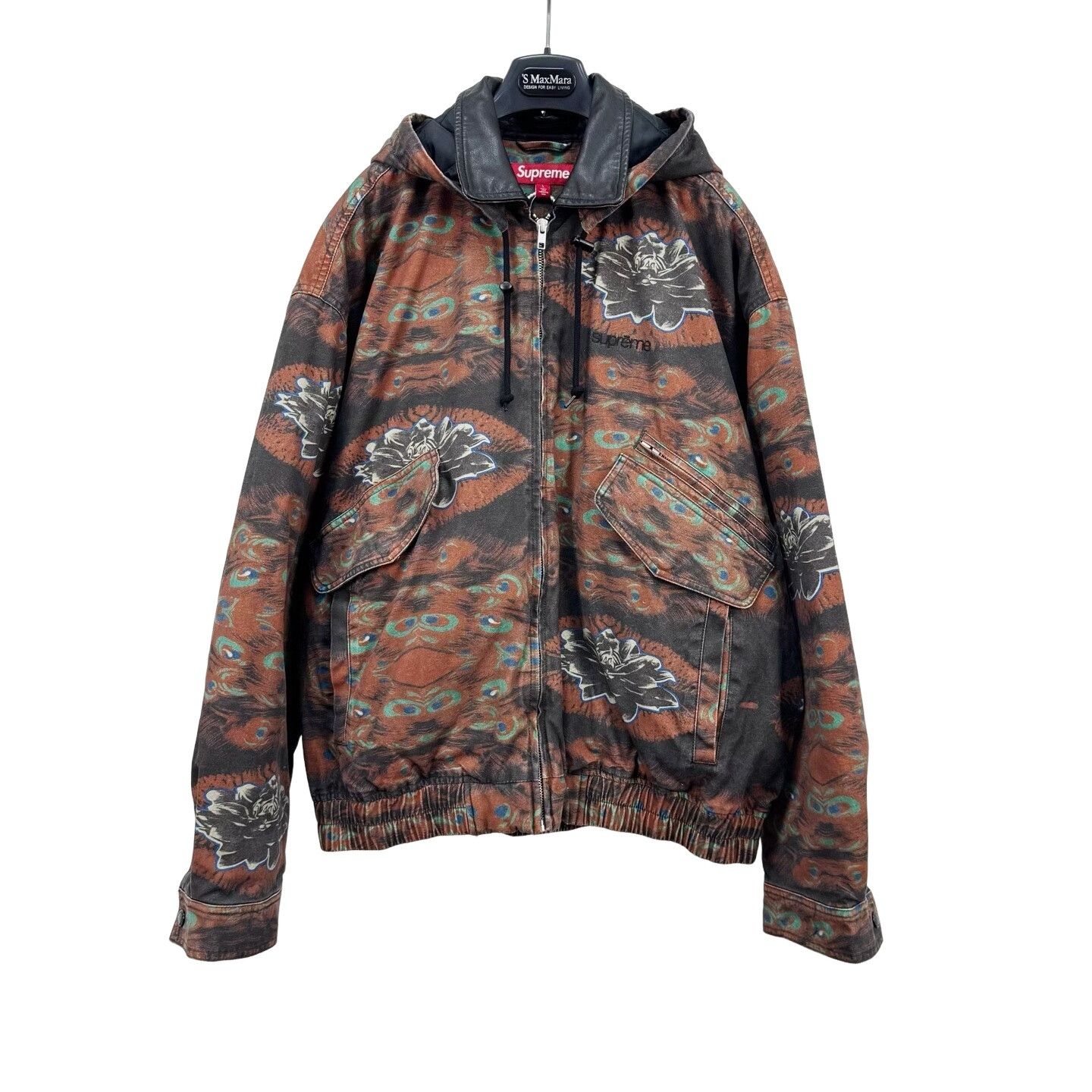 Supreme Supreme Peacock Leather Collar Work Jacket L Size US L / EU 52-54 / 3 - 1 Thumbnail