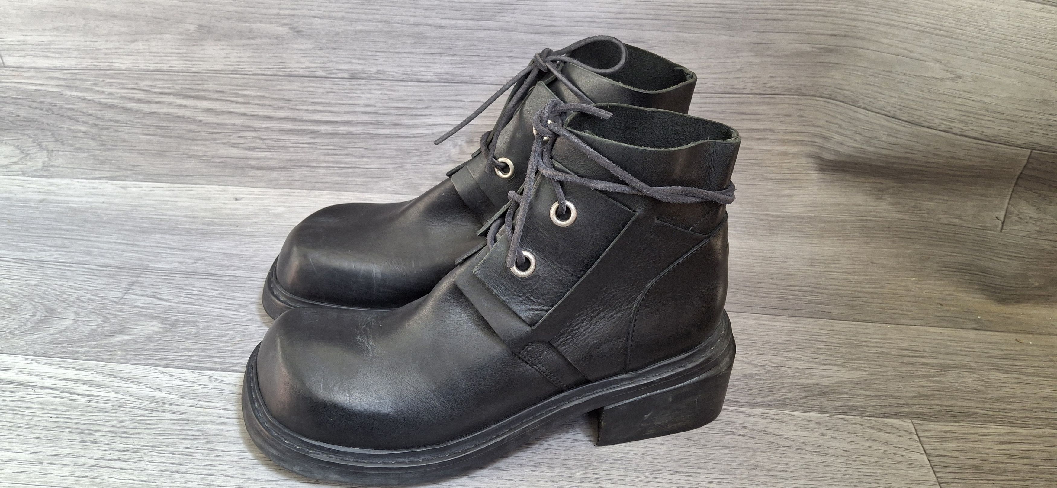Vintage Vintage 90's chunky Faits Divers, dirk bikkembergs Y2k boots Size US 10 / EU 43 - 5 Thumbnail