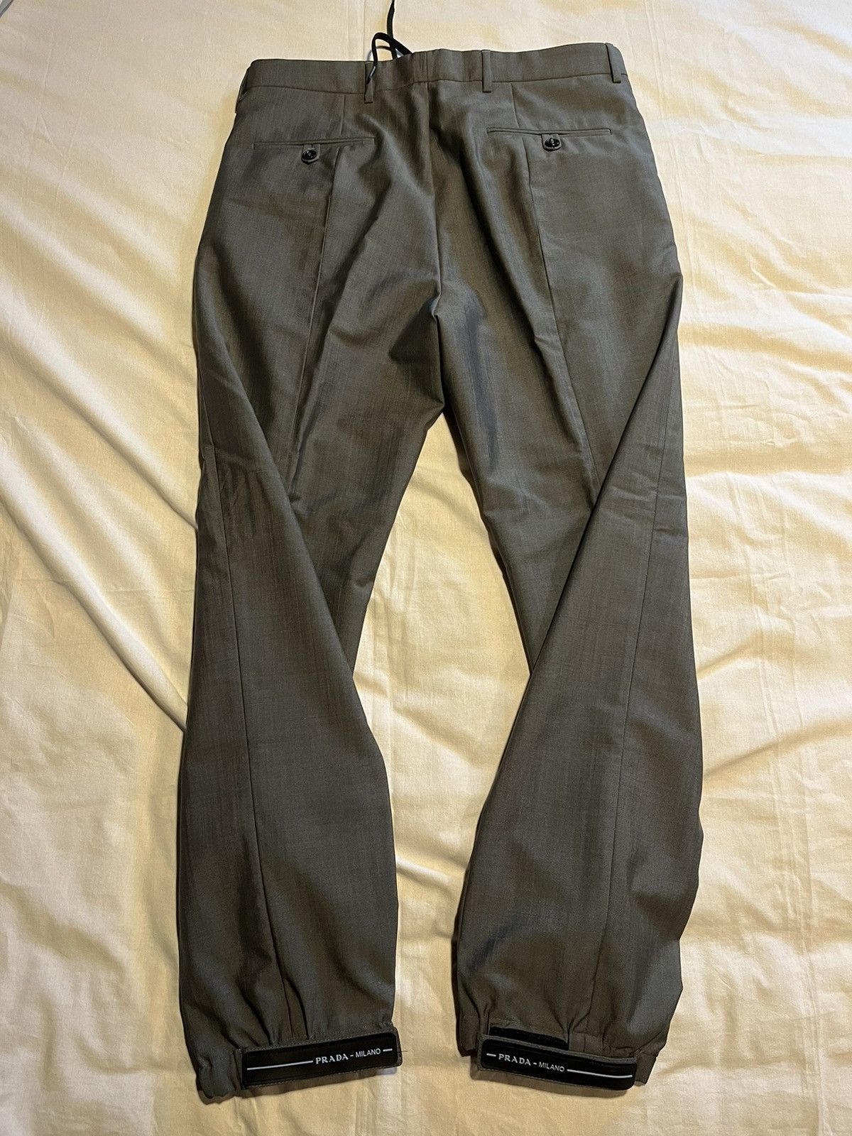 Prada Velcro Pants Prada SS18 Black Cotton Velcro Track Pants Like