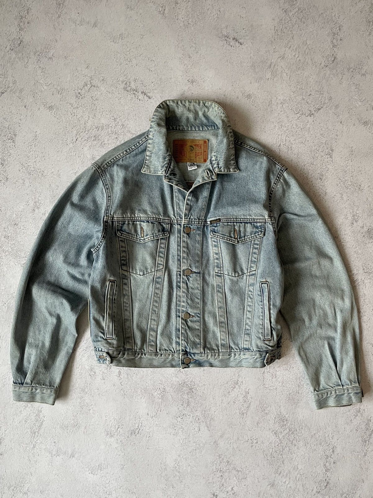 Diesel Diesel Basic Line Stars Series Denim Jacket Vintage Boxy | Grailed