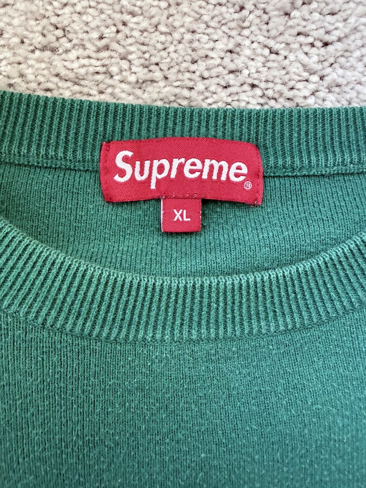 Supreme Good Condition Supreme Checkered Panel Crewneck Size US L / EU 52-54 / 3 - 4 Thumbnail