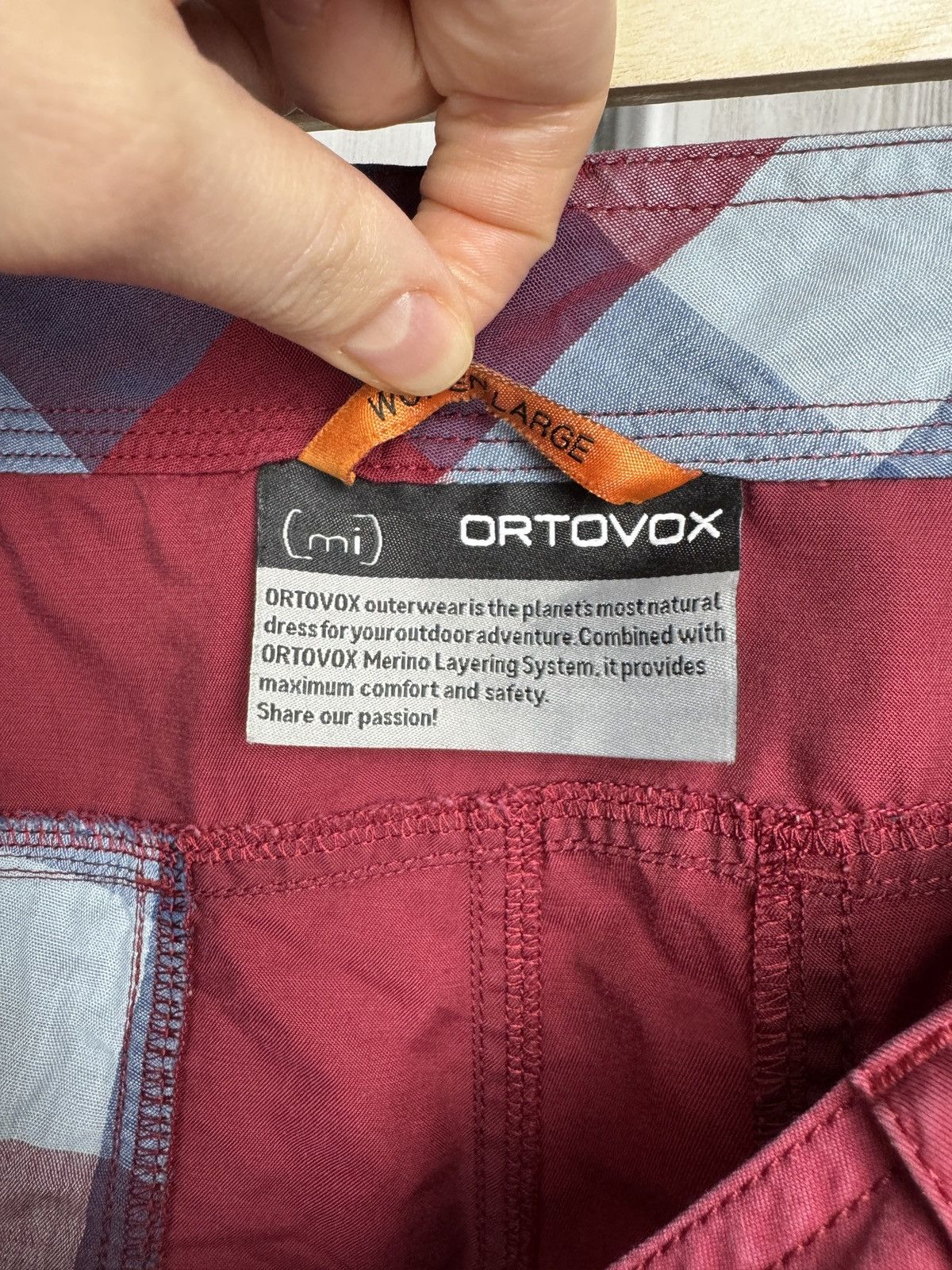 ORTOVOX Ortovox Corvara Red Burgundy Outdoor Women’s Pants L Size 30" / US 8 / IT 44 - 9 Thumbnail