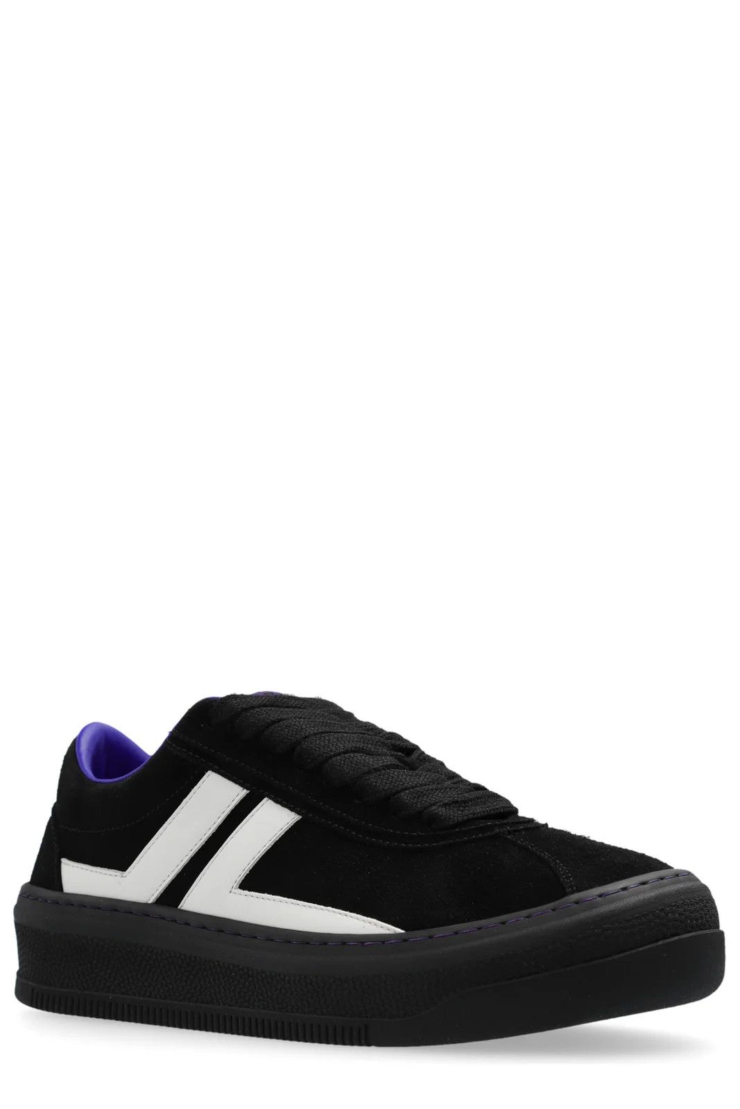 Lanvin o1mle0825 Leather Cash Sneakers in Black Size US 10 / EU 43 - 2 Thumbnail