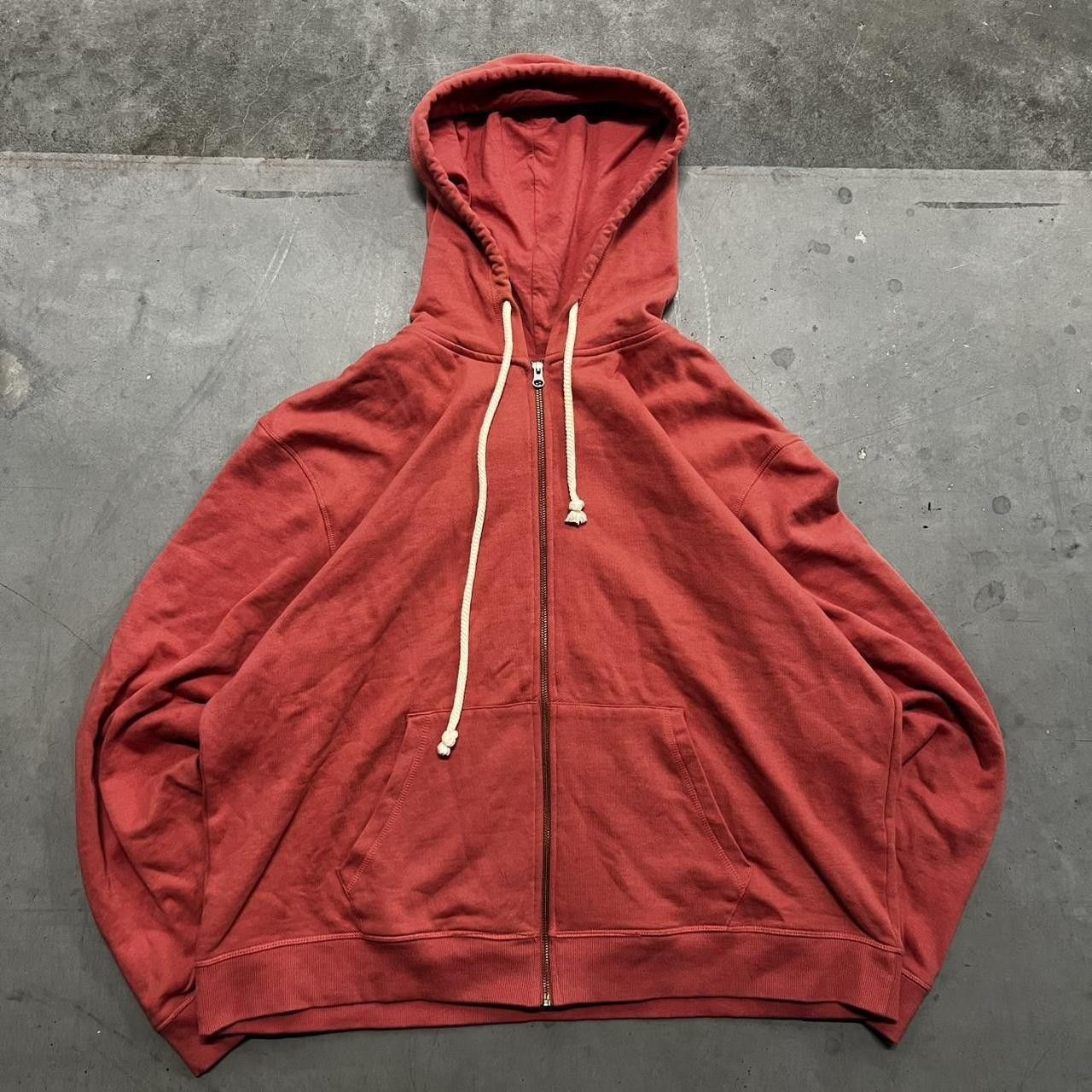 Vintage Crazy Vintage Y2K/2000s Blank Pink Zipup Hoodie Minimalist Essential! Size US XXL / EU 58 / 5 - 1 Thumbnail