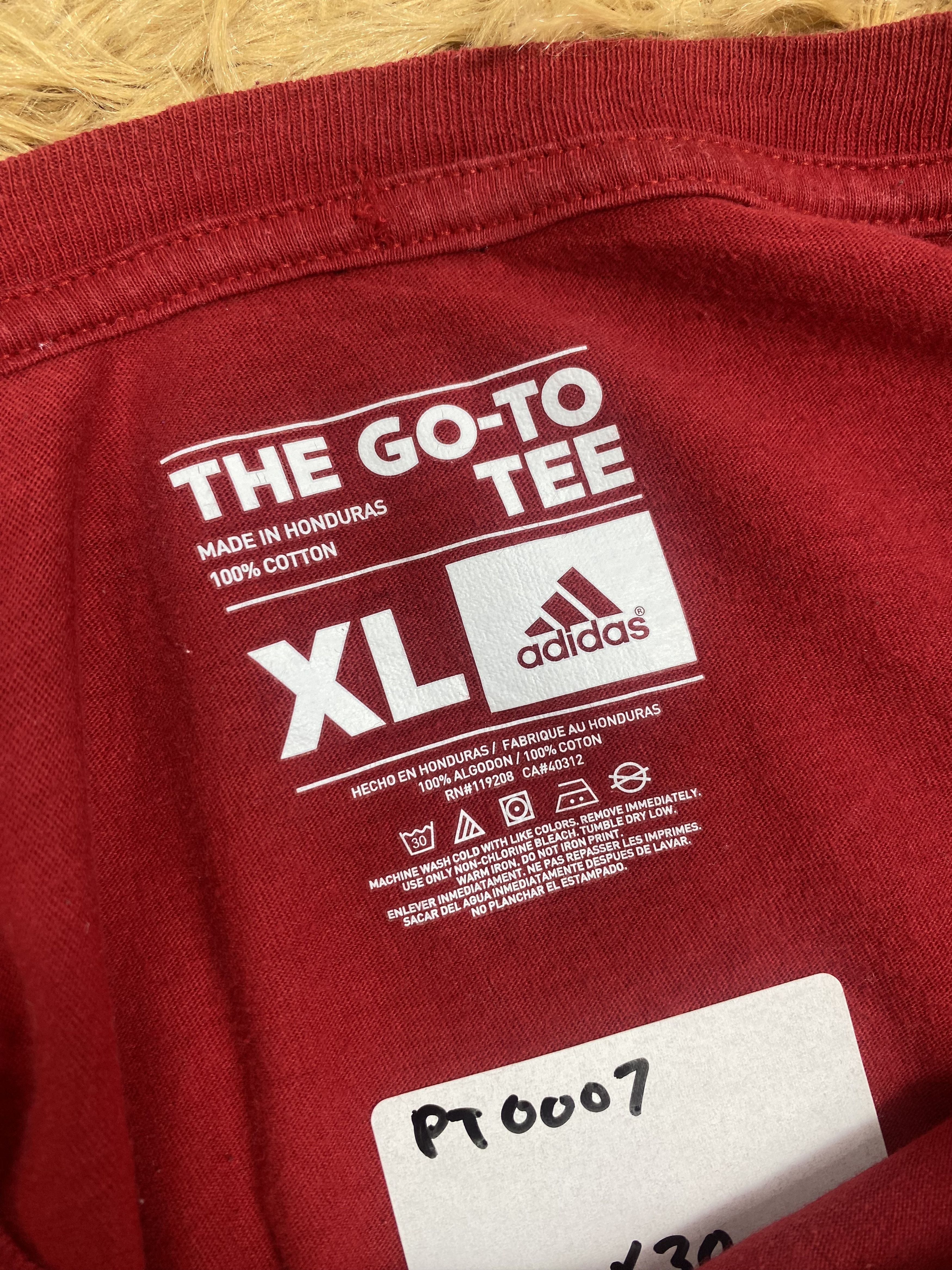 Adidas × NFL × Vintage Vintage Adidas Sugar Bowl Champion 2015 T-Shirts PT0007 Size US XL / EU 56 / 4 - 5 Thumbnail
