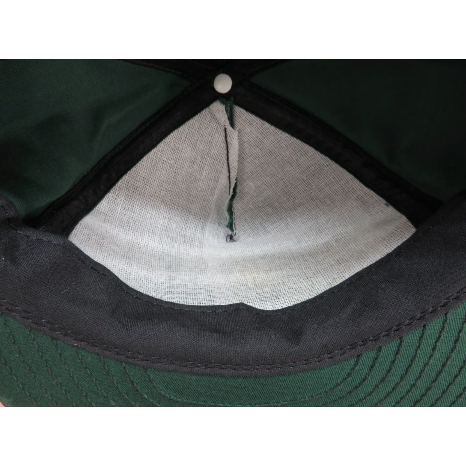 John Deere VINTAGE HaT Trucker Cap Hat Green John Deere JD Plow Bringing home Promise Adjustable 1980s Advertising Look: Trucker Hats Mens Girls Boys Size ONE SIZE - 7 Thumbnail
