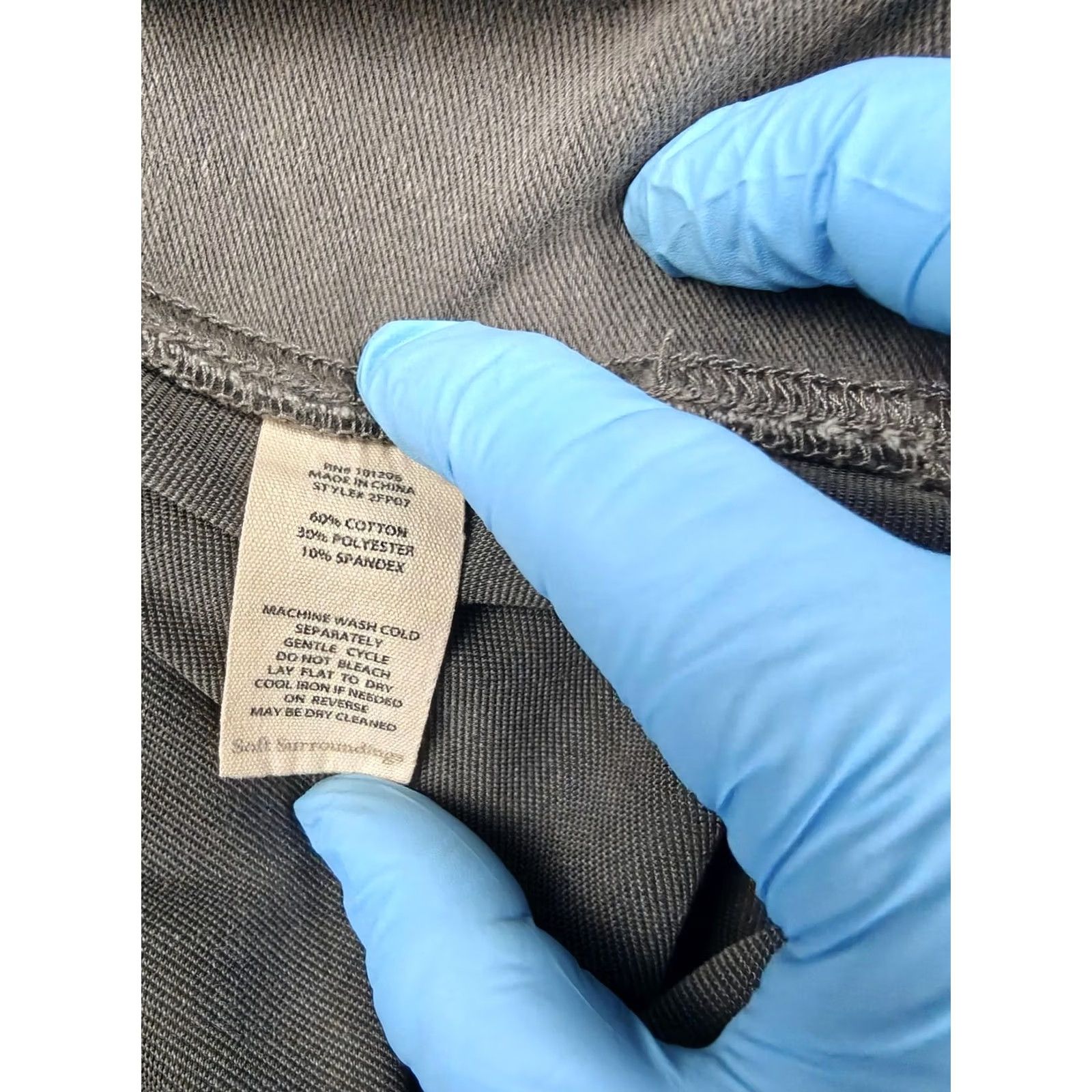 Soft Surroundings Soft Surroundings Leggings Womens Small Gray High Rise Pull On Stretch Pants Size 28" / US 6 / IT 42 - 3 Thumbnail