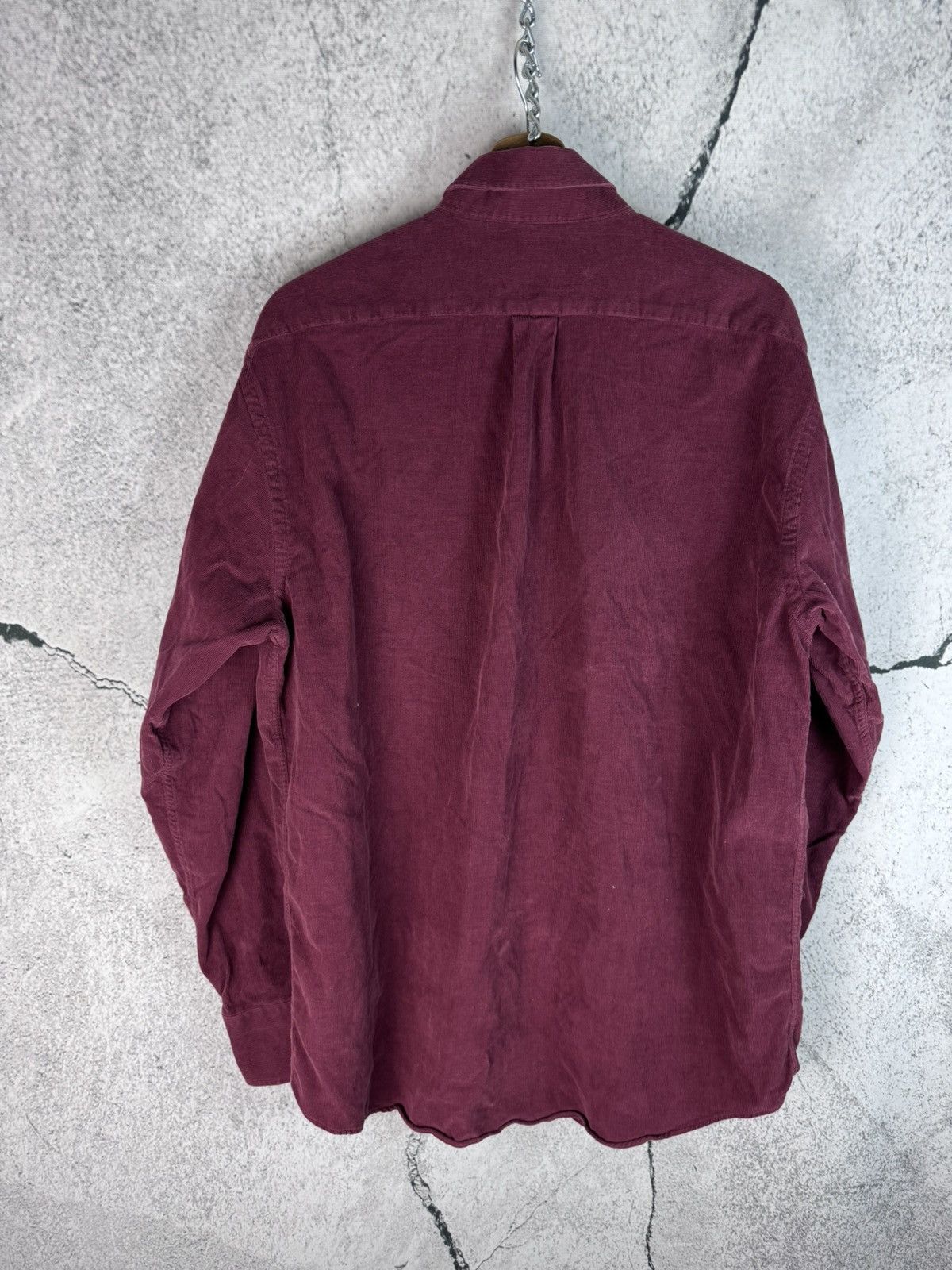 Designer Vintage 90s Yves Saint Laurent YSL Corduroy Button Up Size US L / EU 52-54 / 3 - 2 Thumbnail