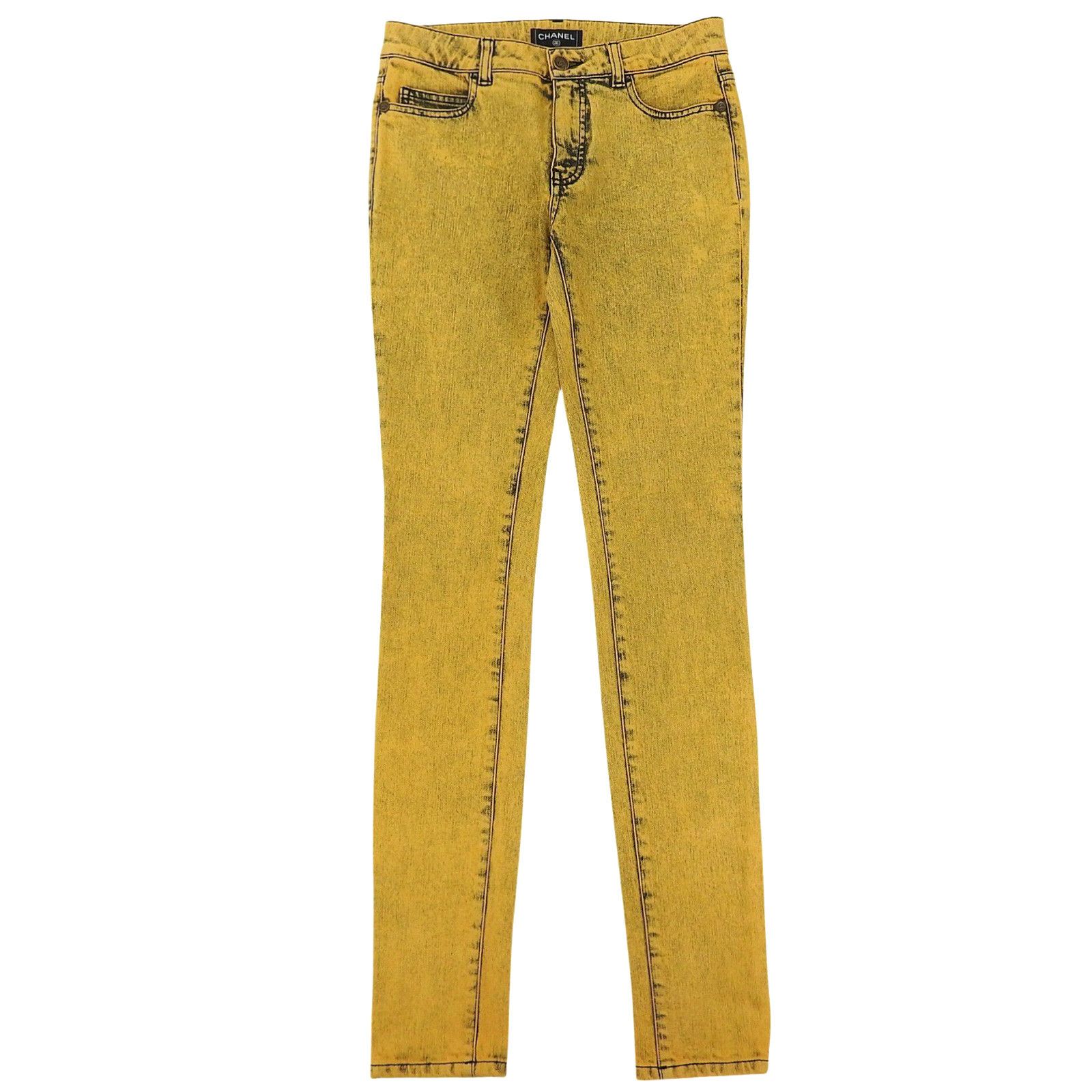 Chanel Chanel Chanel Cotton Denim Pants Textile Pants DUTY FREE for USA Size ONE SIZE - 1 Thumbnail