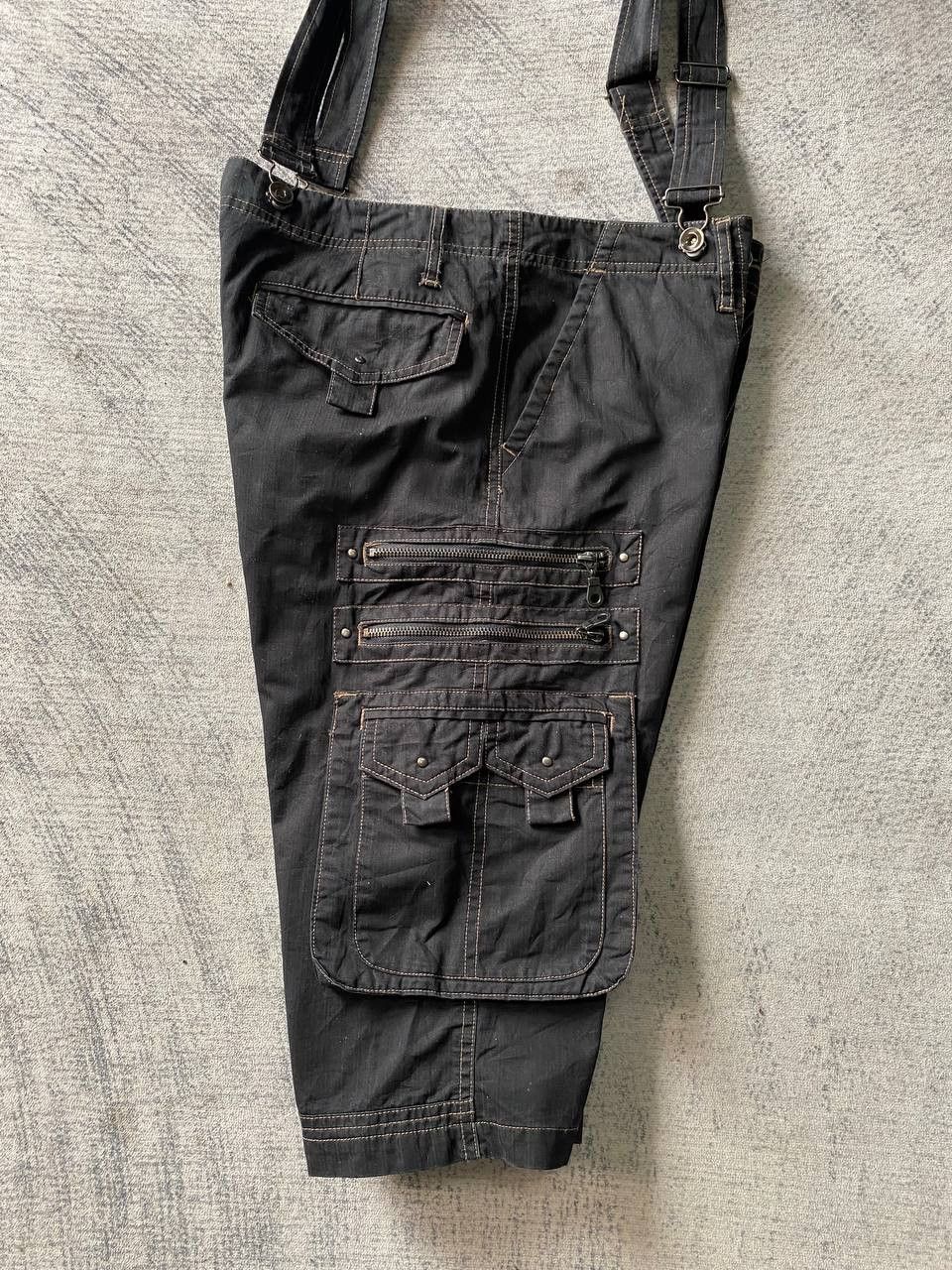 semanticdesign Semantic Design Japan Tactical Cargo Shorts With Suspenders Size US 34 / EU 50 - 7 Thumbnail