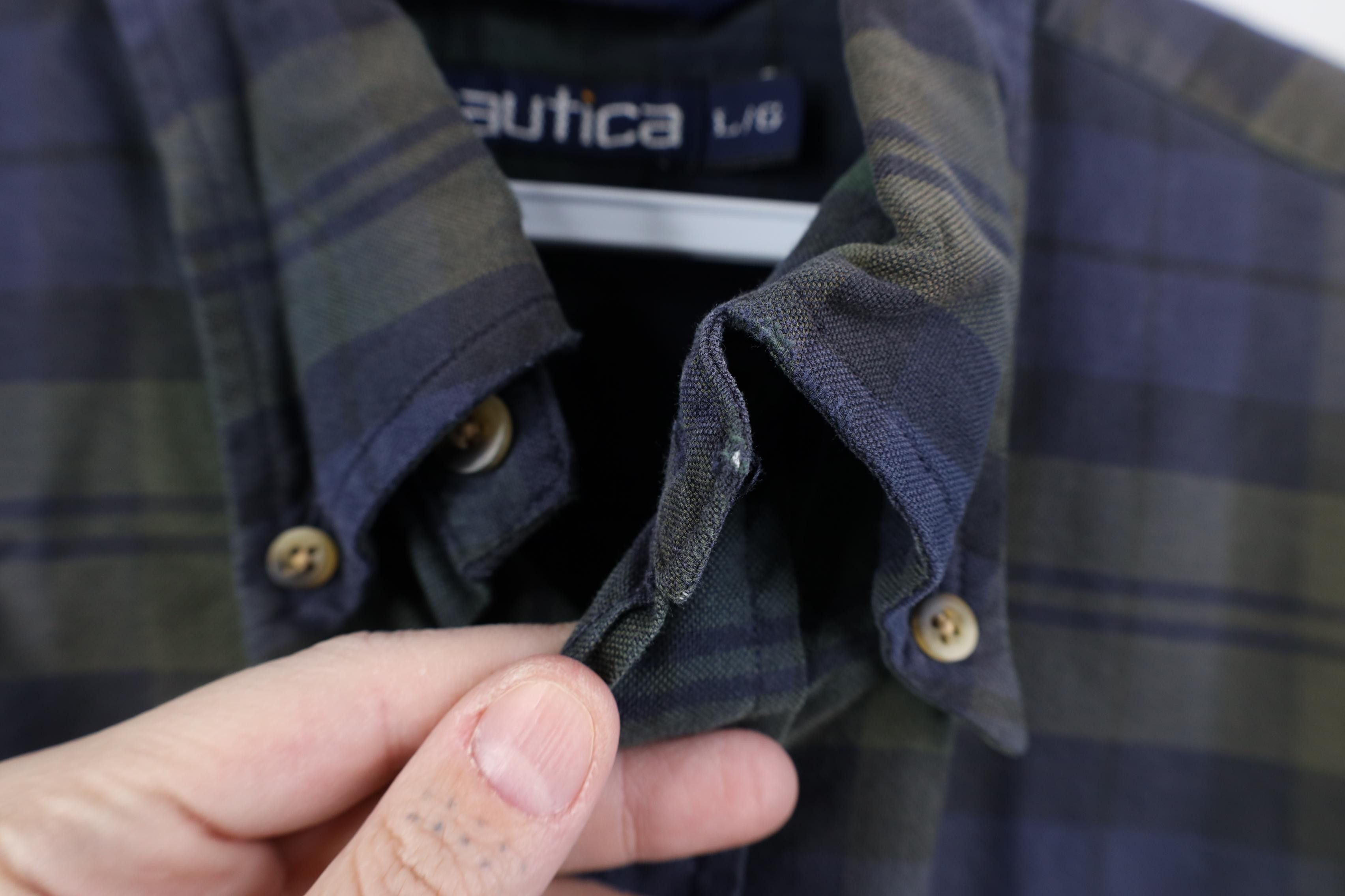 Nautica Vintage 90s Nautica Short Sleeve Button Down Shirt Plaid Size US L / EU 52-54 / 3 - 6 Thumbnail