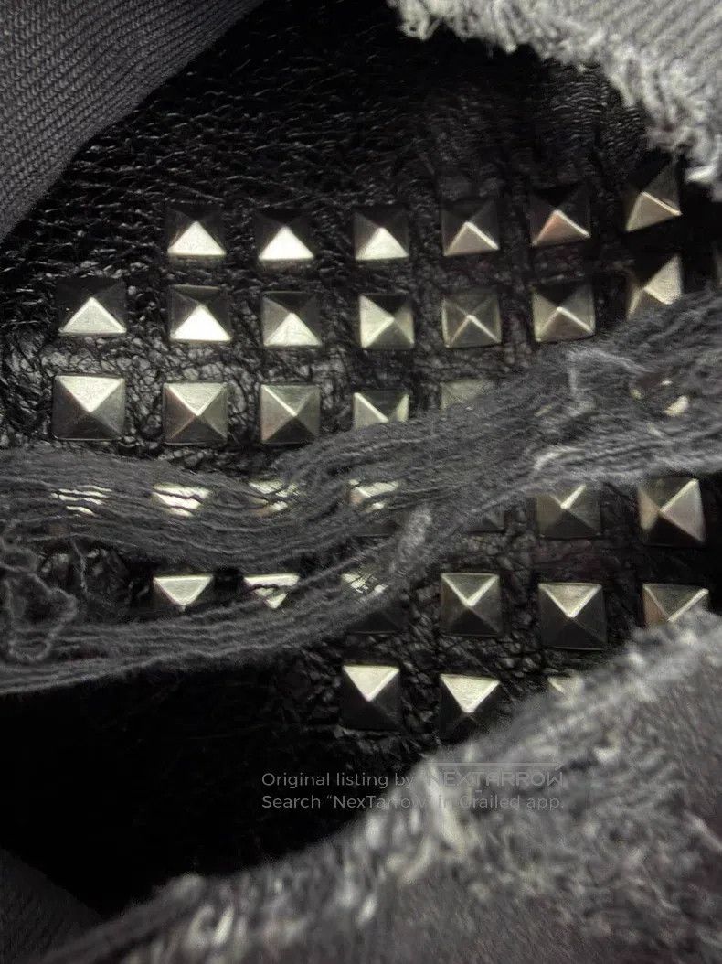 Saint Laurent Paris Saint Laurent Paris Riveted leather double knee hole black Size US 28 / EU 44 - 4 Thumbnail