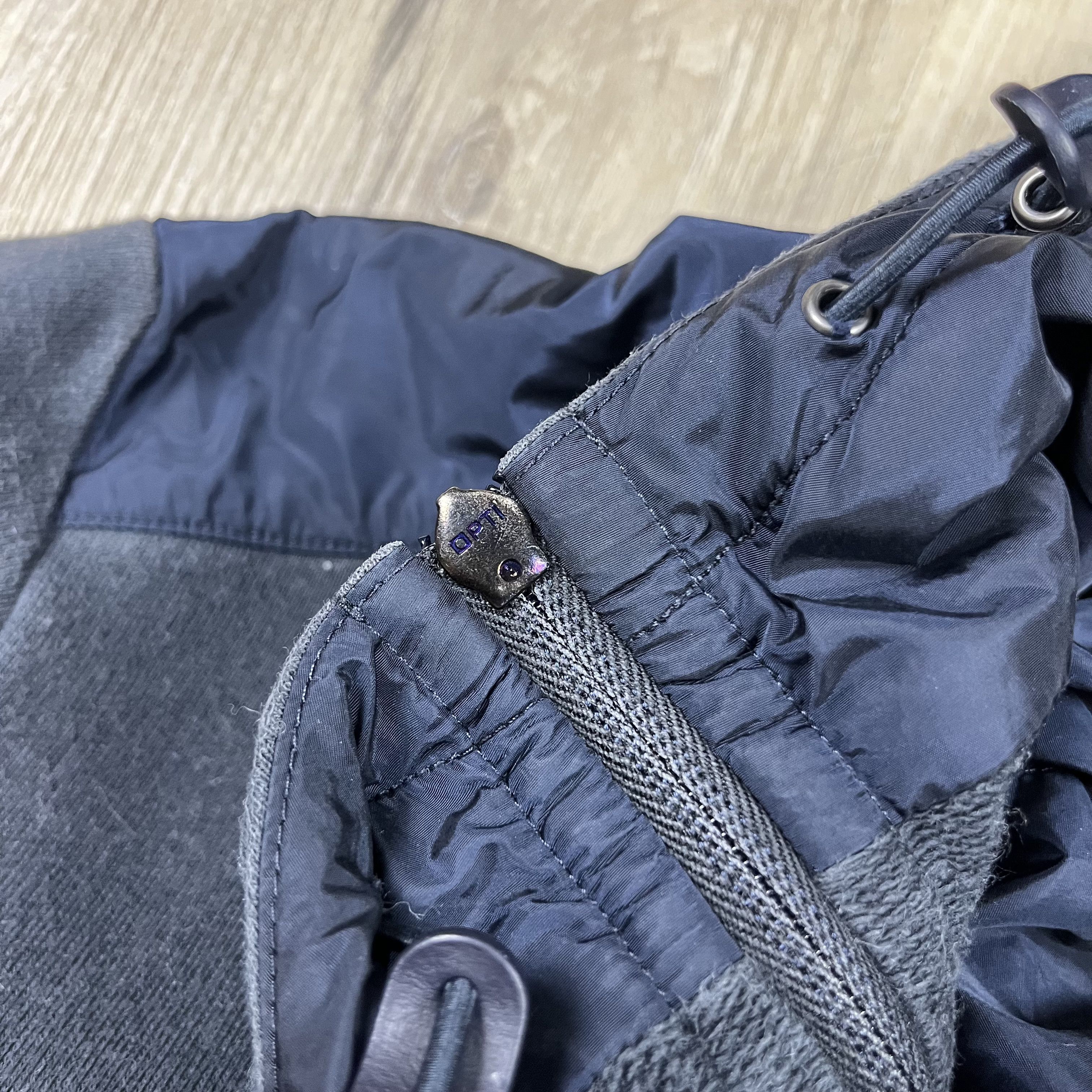 Prada VTG Y2K Prada Full Zip Hooded Sweatshirt Black Blue Nylon Size M / US 6-8 / IT 42-44 - 8 Thumbnail