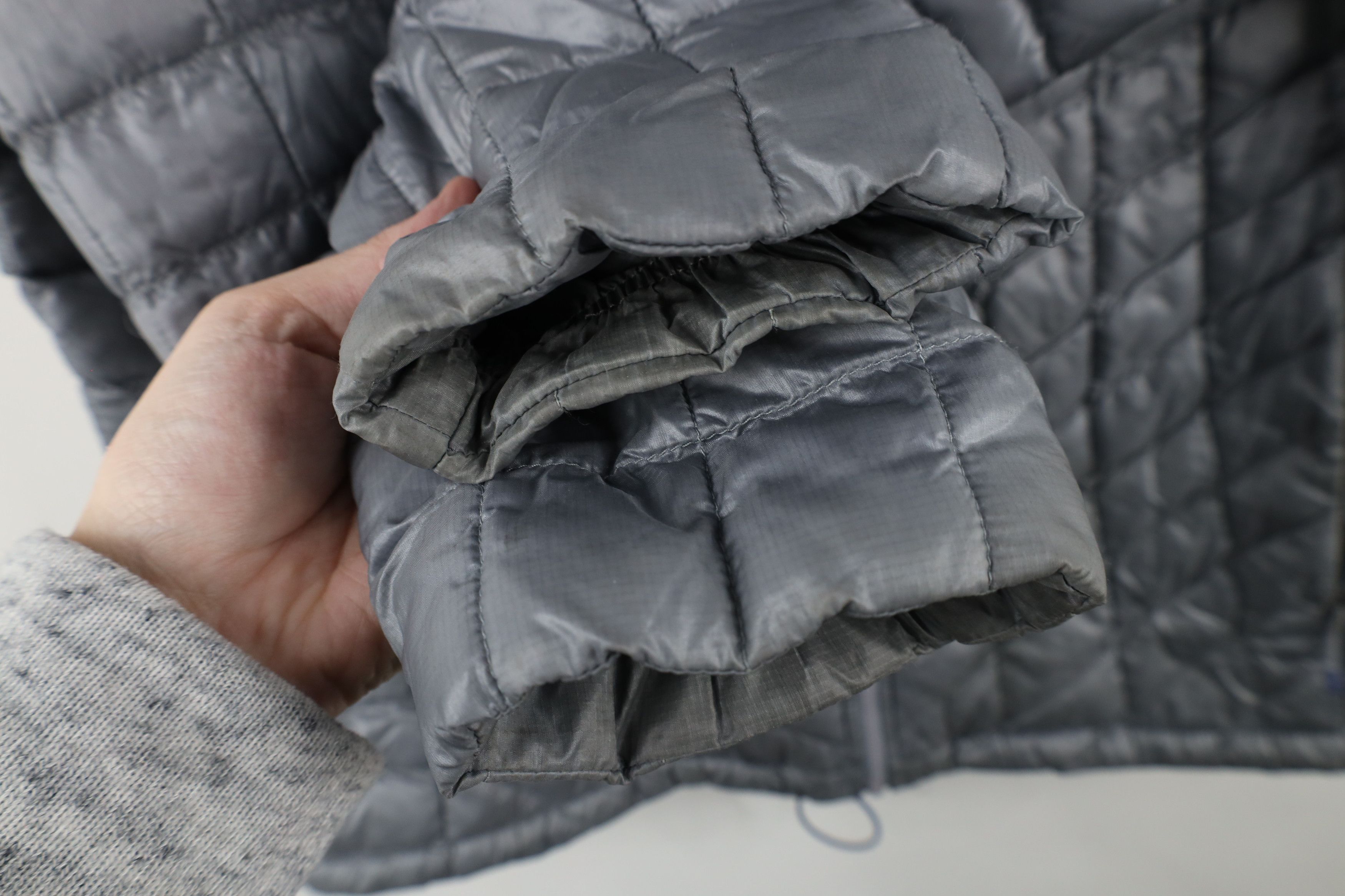 The North Face × Vintage The North Face Thermoball Eco Full Zip Puffer Jacket Gray Size XL / US 12-14 / IT 48-50 - 5 Thumbnail