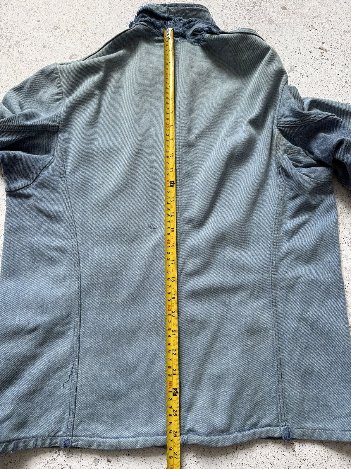 Vintage Vintage 60s french chore jacket distressed faded blue Size US M / EU 48-50 / 2 - 12 Thumbnail