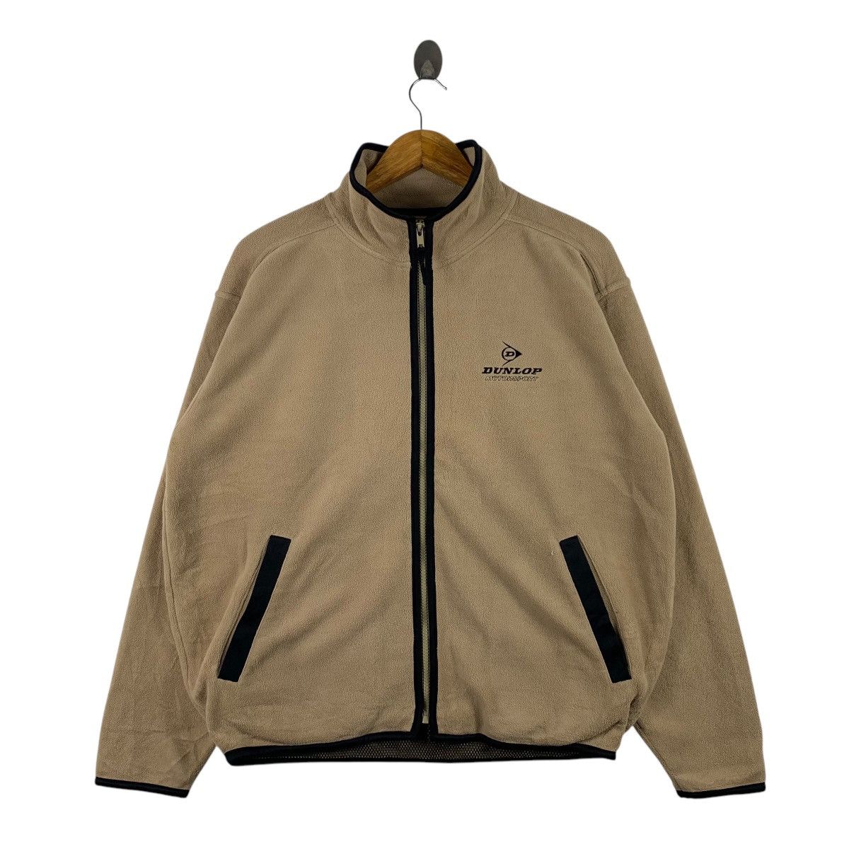 Dunlop × Vintage Vintage DUNLOP Motorsport Small Logo Zipper Sweater Jacket Size US M / EU 48-50 / 2 - 1 Thumbnail