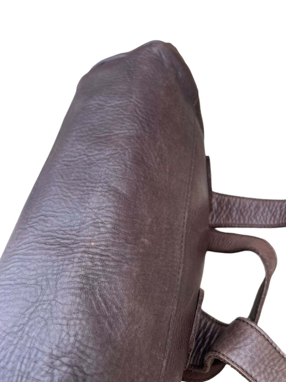 Leather Selvedge Japan Patina Real Leather Cargo Bag Size ONE SIZE - 19 Thumbnail