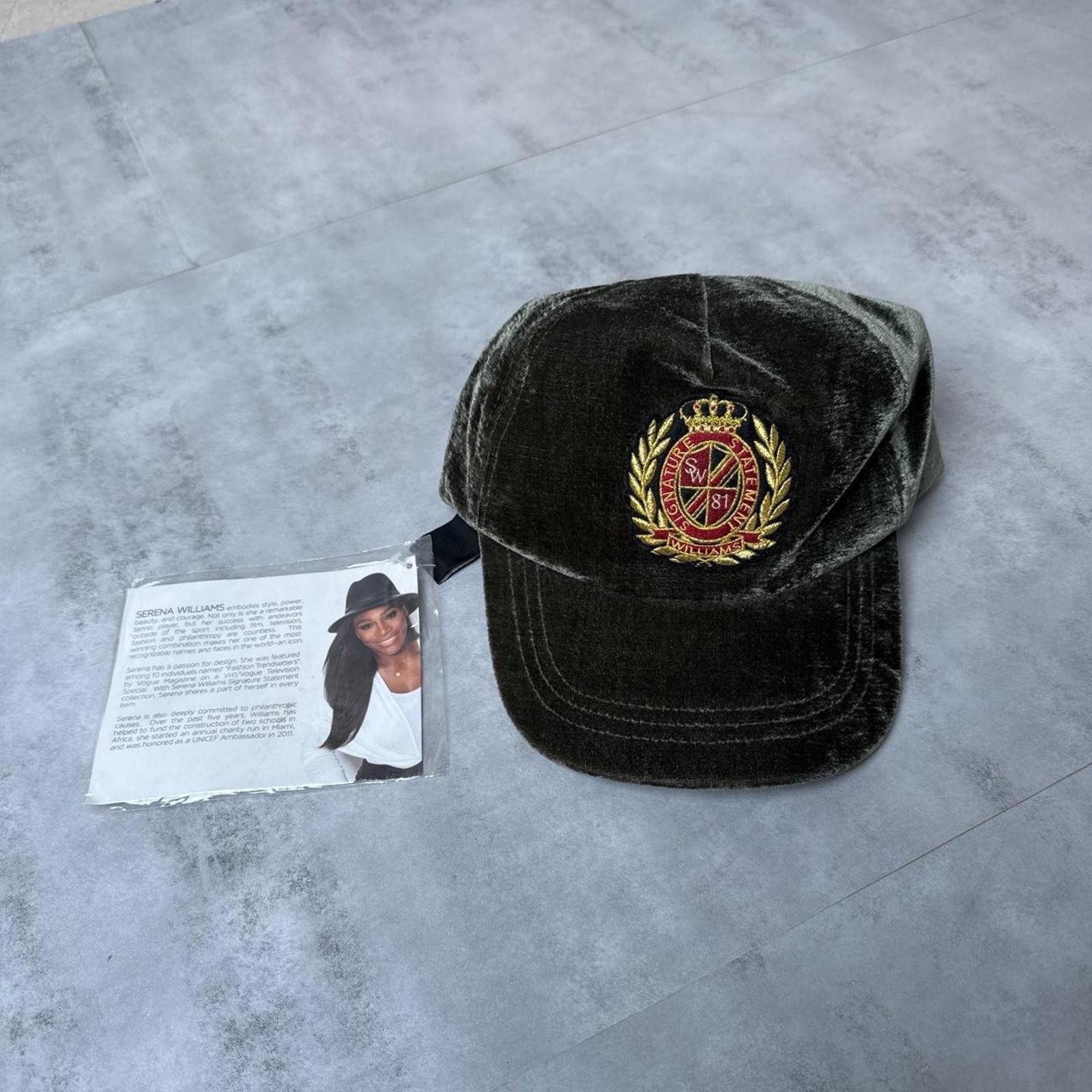 Other Y2K Serena Williams 00s Green velvet hat SnapBack NWT Size ONE SIZE - 1 Thumbnail