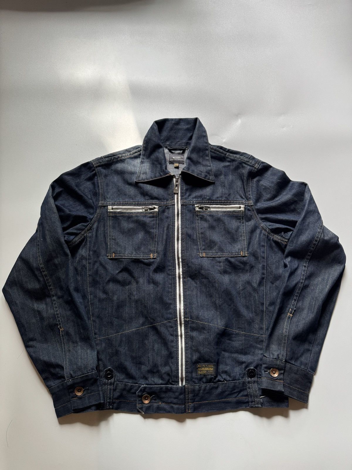 G-Star Indigo Blue 70s Western Jacket Size US L / EU 52-54 / 3 - 3 Thumbnail