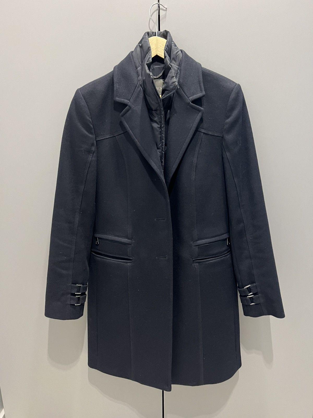 Vintage Mabrun Archive Wool Blend Fitted Coat Women Minimal Tailored Size M / US 6-8 / IT 42-44 - 8 Thumbnail