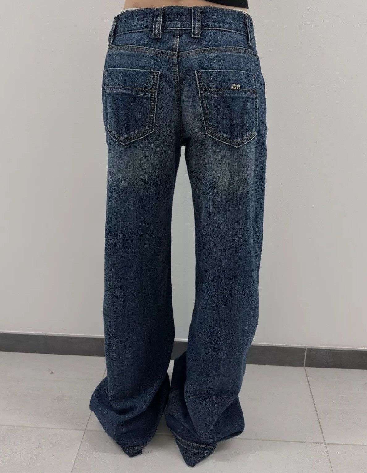 Miss Sixty DDP NEW Miss Sixty 60 Jeans Baggy Mila High Waist Flared y2k Size 30" / US 8 / IT 44 - 7 Thumbnail