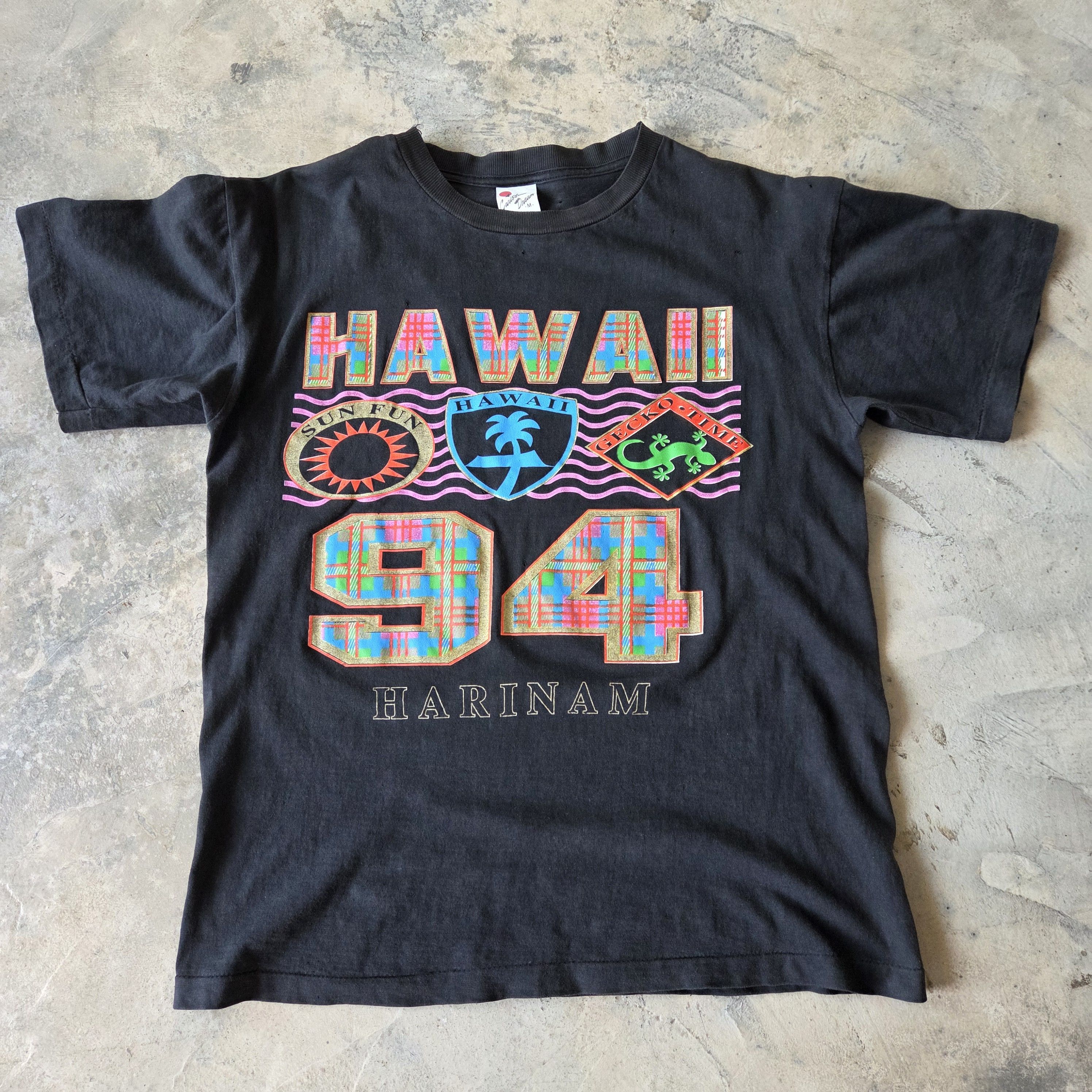 Vintage Hawaii 94 Harinam Bold/ Plaid Graphic Size US M / EU 48-50 / 2 - 2 Thumbnail