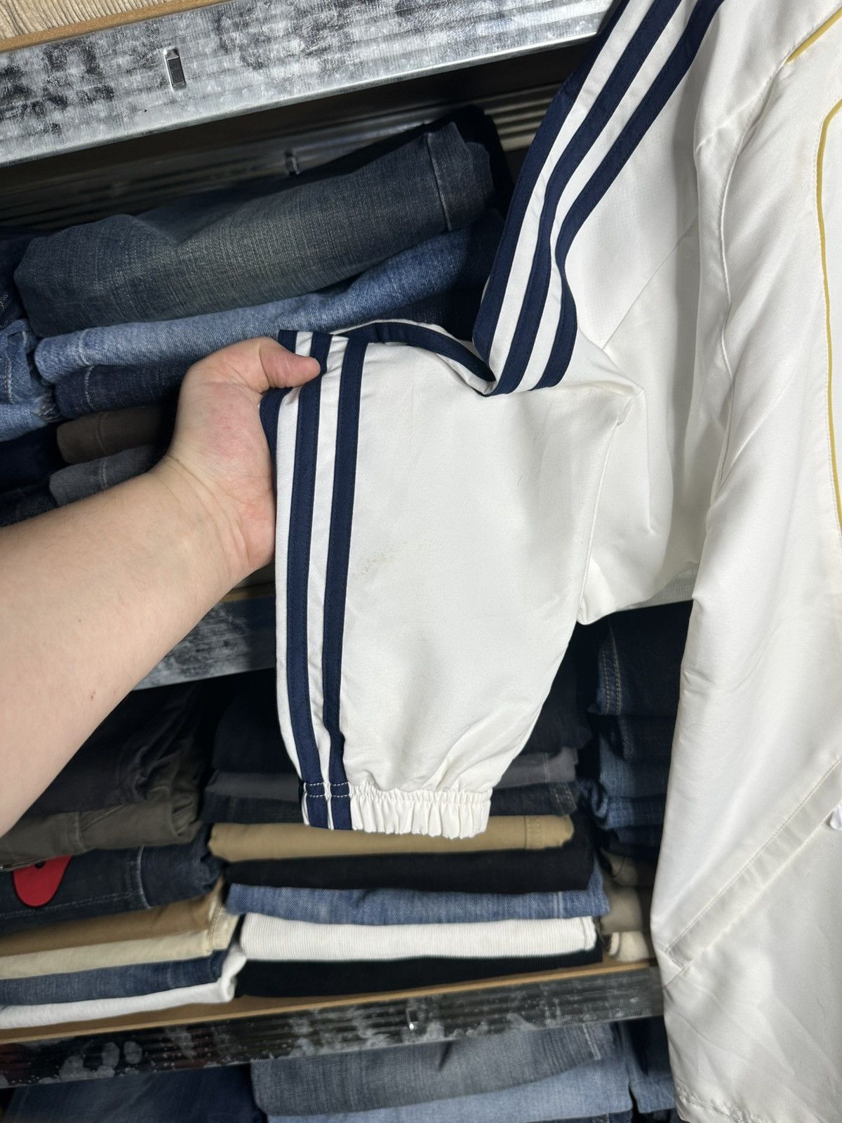 Adidas Vintage Adidas Chelsea FC Football Track Jacket Size S/M Size US M / EU 48-50 / 2 - 4 Thumbnail