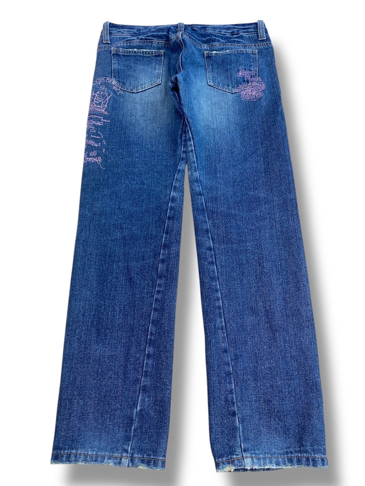 Japanese Brand Japanese Brand Faded Ripped Style Loose Jeans Size US 32 / EU 48 - 3 Thumbnail