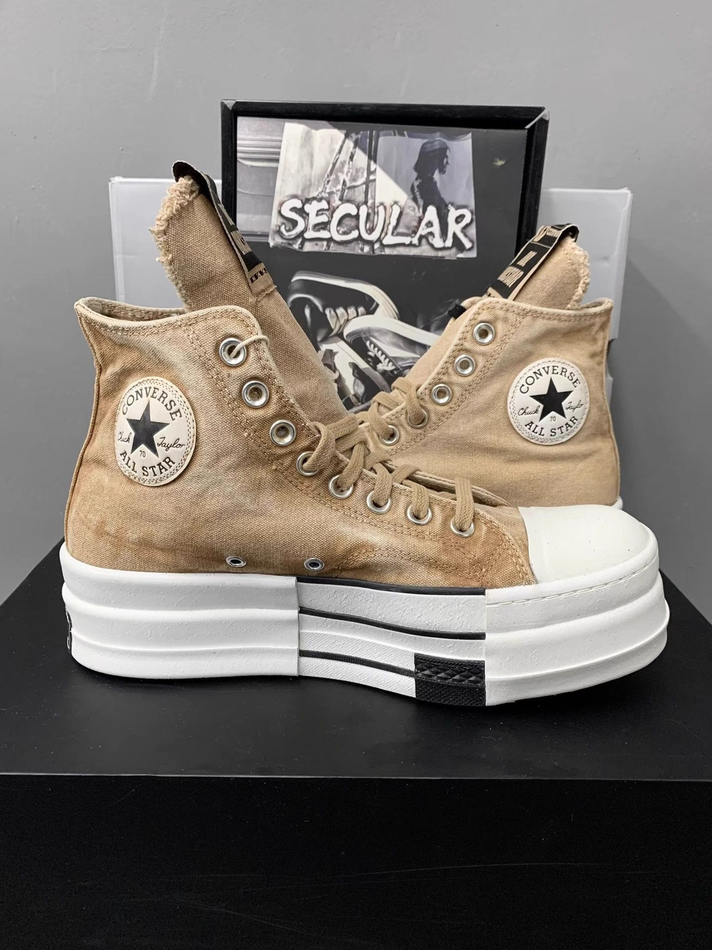 Rick Owens Rick Owens Converse Co-branded Thick Sole Converse K34 Size US 7 / EU 40 - 5 Thumbnail