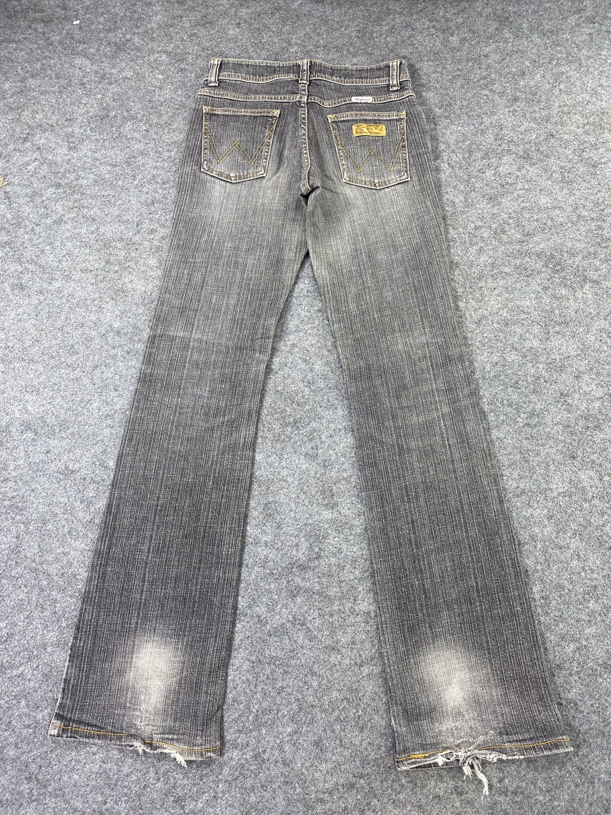 Jean × Vintage × Wrangler Vintage Wrangle Grey Wash Flare Jeans - J985 Size 26" / US 2 / IT 38 - 4 Thumbnail