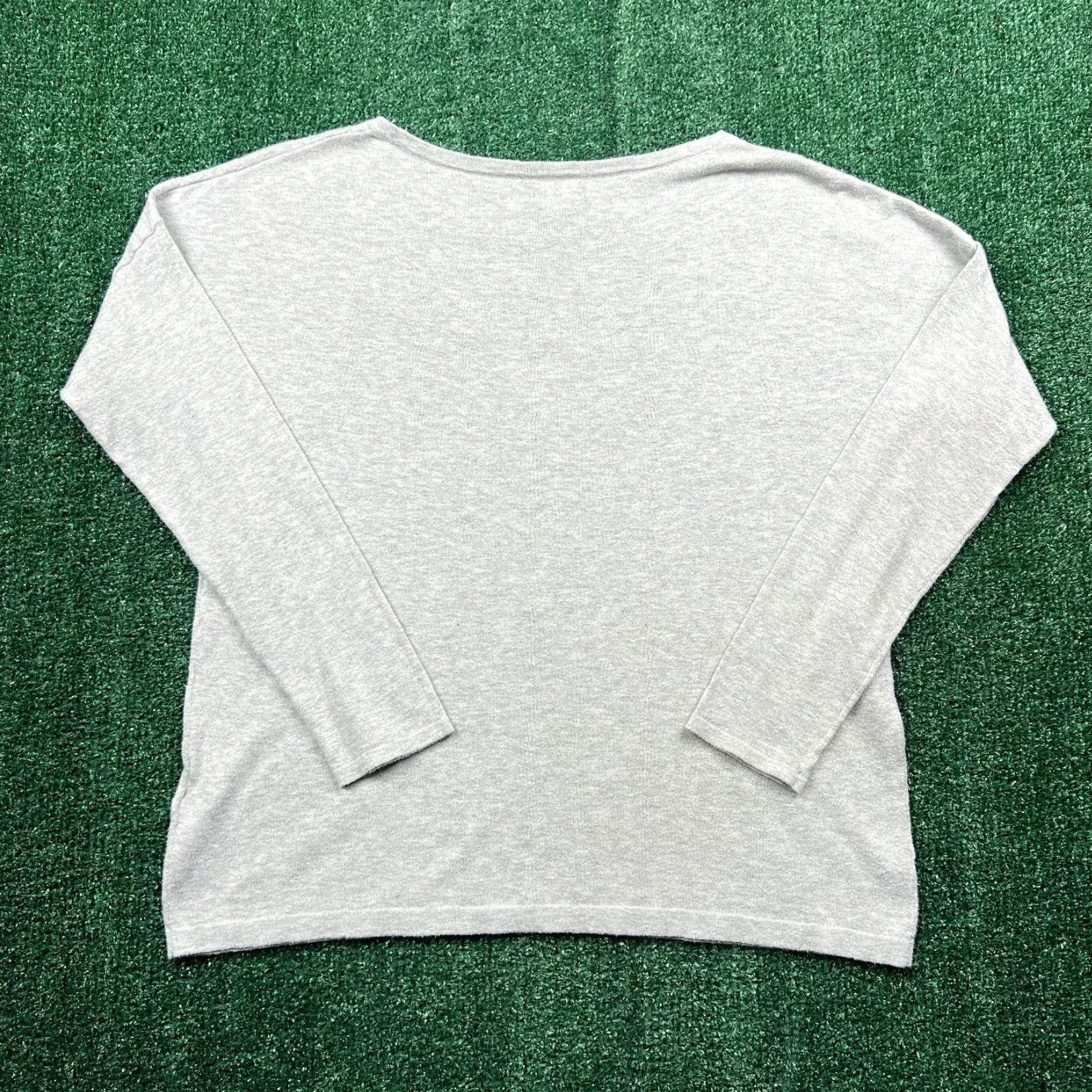 Patagonia Patagonia Sweater Women's Gray M Organic Cotton Blend Crew Neck Pullover Relaxed Fit Casual Knit Size M / US 6-8 / IT 42-44 - 7 Thumbnail