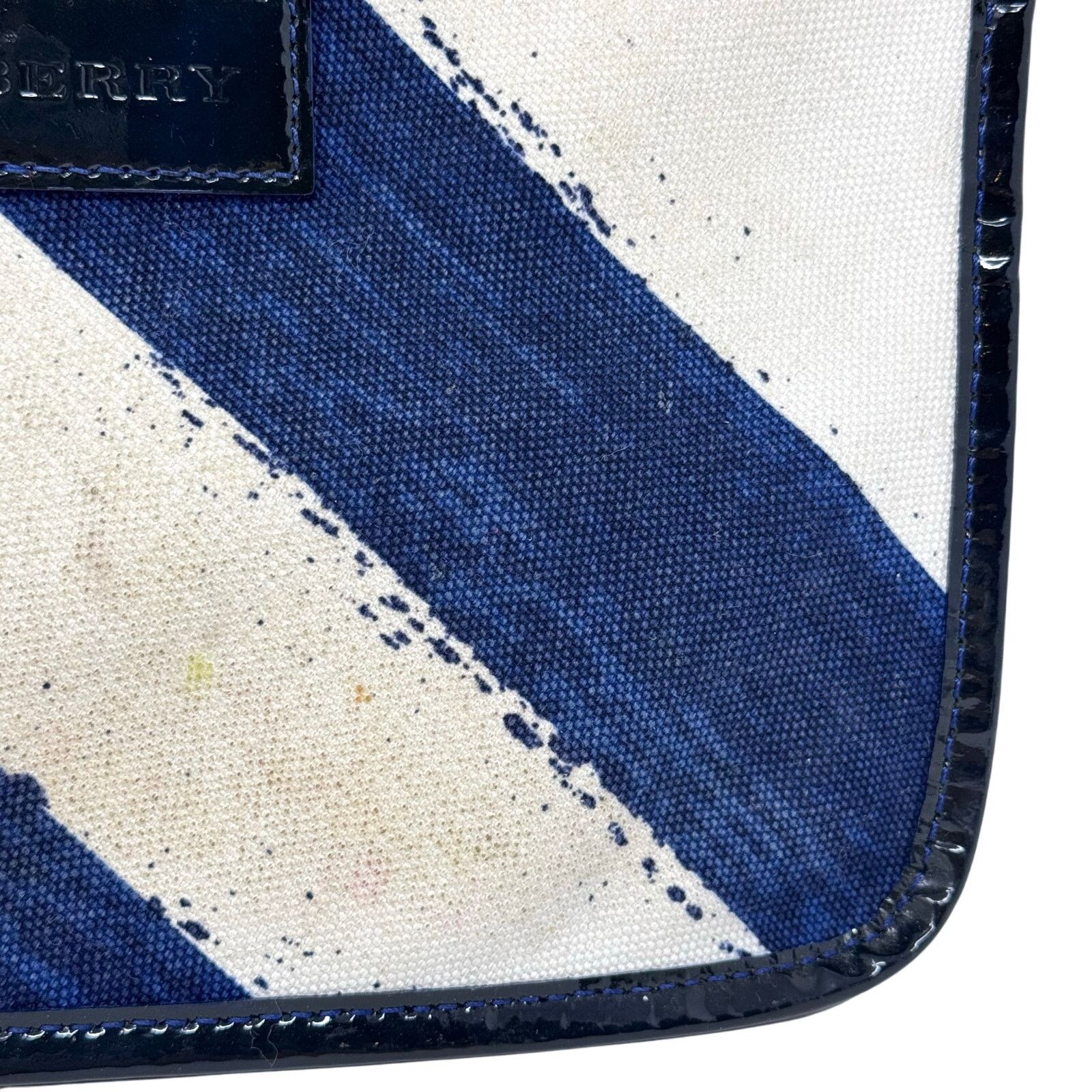 Burberry Burberry Striped Canvas Pouch Size ONE SIZE - 11 Thumbnail