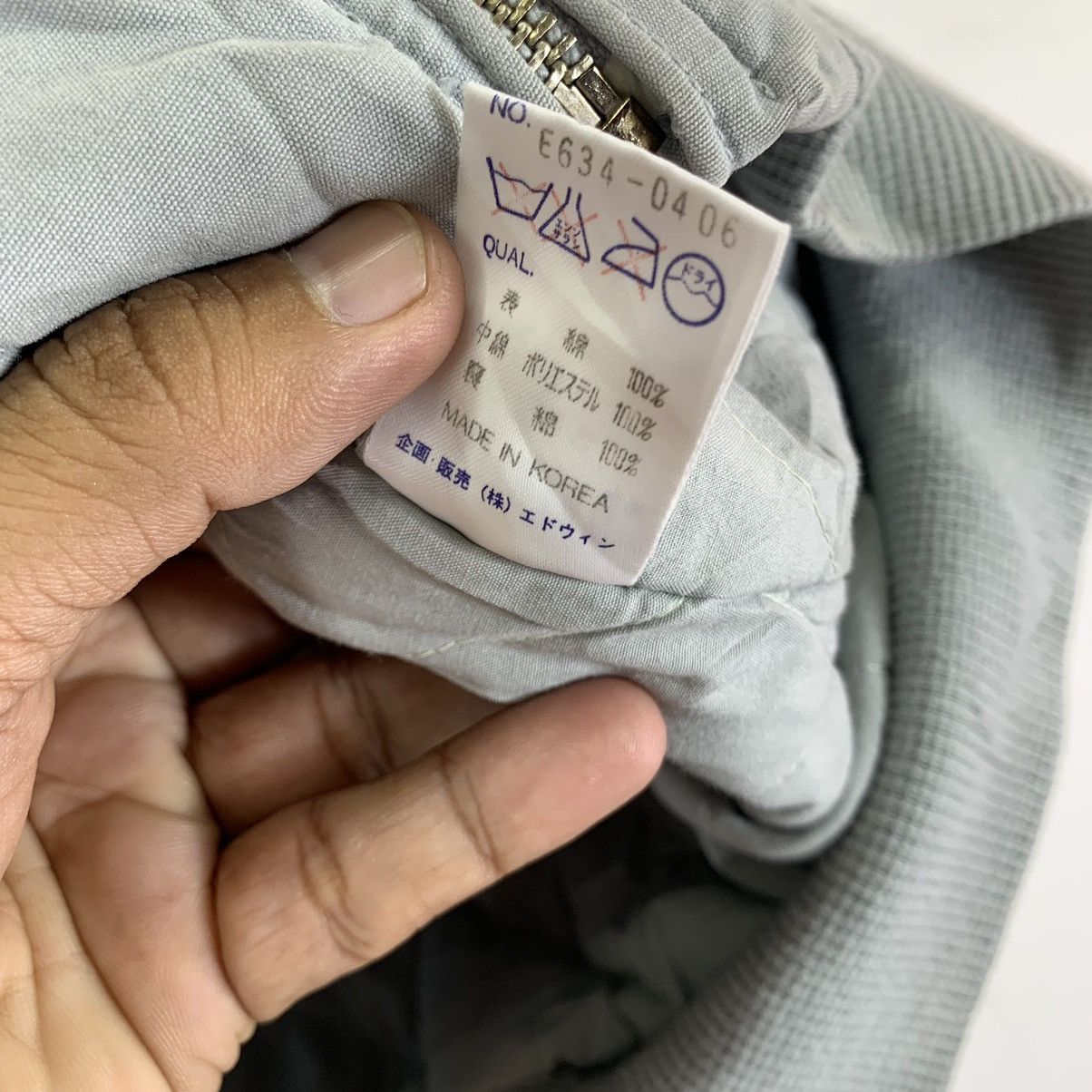 Edwin × Vintage VINTAGE 90s SOMETHING BY EDWIN BOMBER ZIPPER JACKET Size US M / EU 48-50 / 2 - 9 Thumbnail