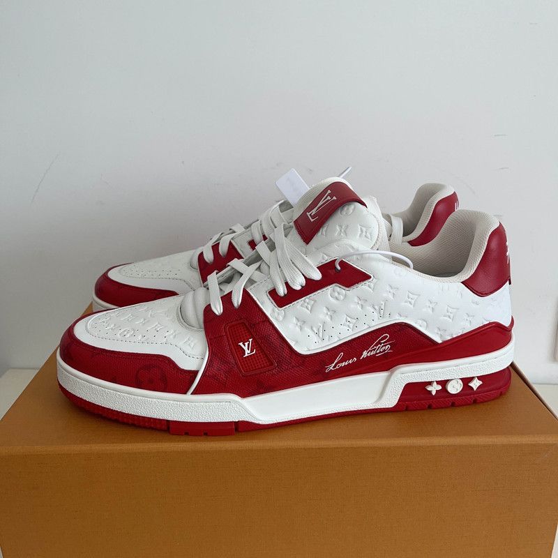 Louis Vuitton Louis Vuitton Trainer Low-Top Fashion Sneakers 0079 Size US 10.5 / EU 43-44 - 1 Thumbnail