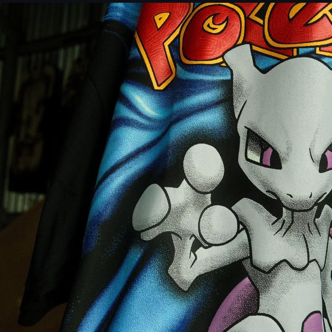 Ripple Junction Rare Pokemon Mewtwo big print game anime t shirt Size US L / EU 52-54 / 3 - 2 Thumbnail