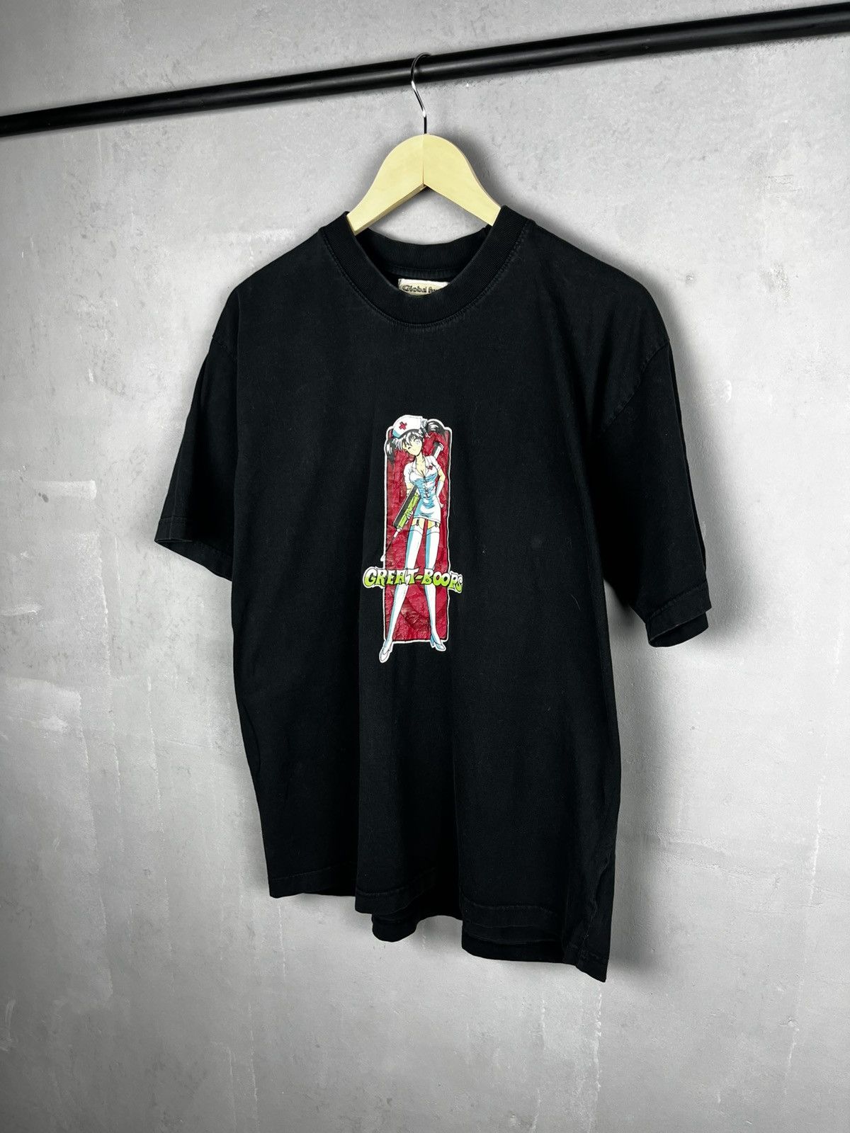Vintage Global Funk Hook-Ups style t shirt Size US L / EU 52-54 / 3 - 4 Thumbnail