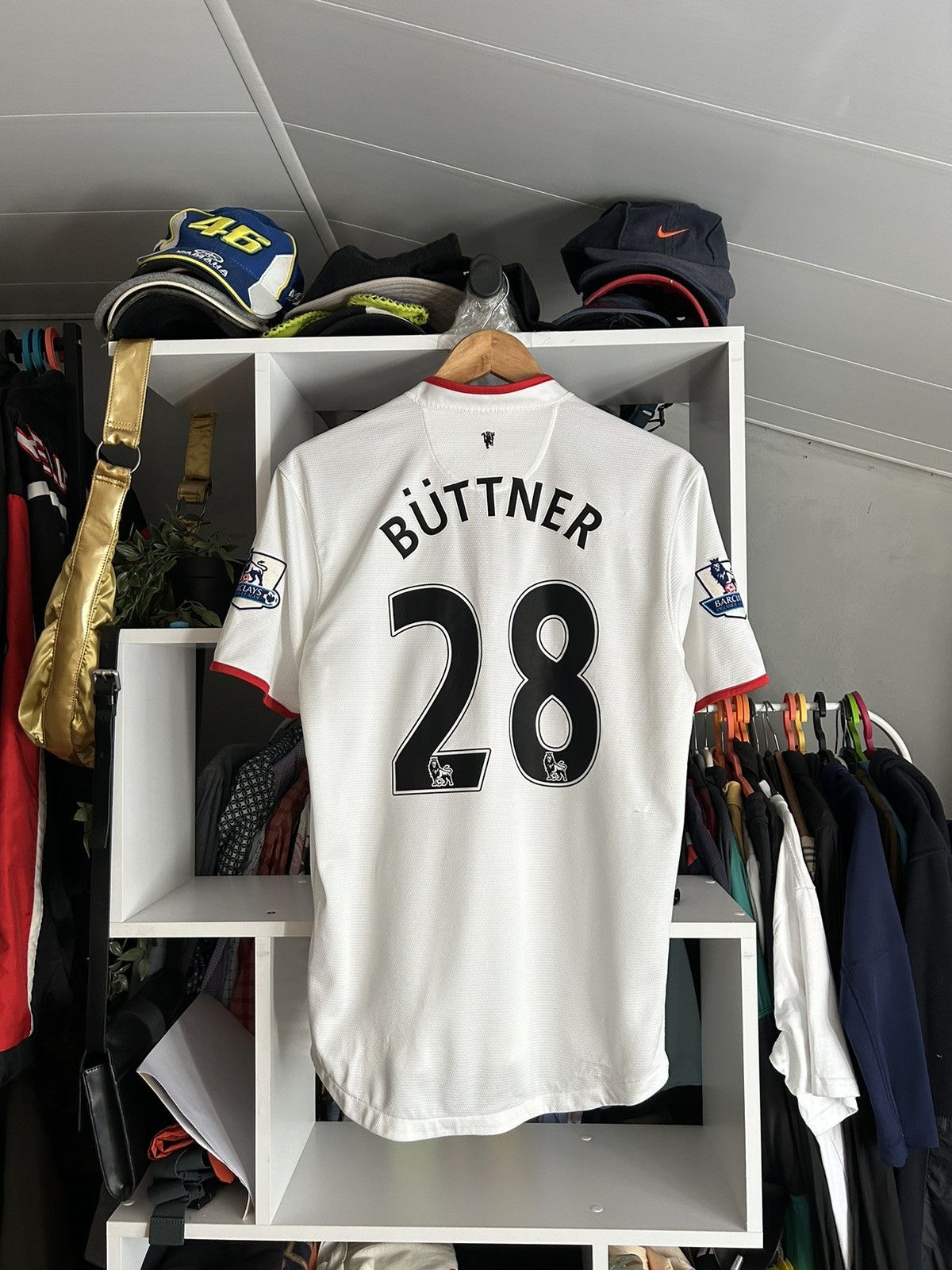 Nike Nike 2012-14 Manchester United Away Shirt Buttner #28 Size US M / EU 48-50 / 2 - 1 Thumbnail
