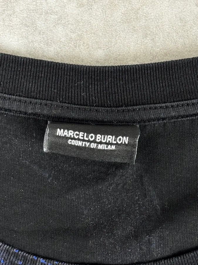 Marcelo Burlon SS2016 Marcelo Burlon Black & Navy Snake T-Shirt Size US M / EU 48-50 / 2 - 8 Thumbnail